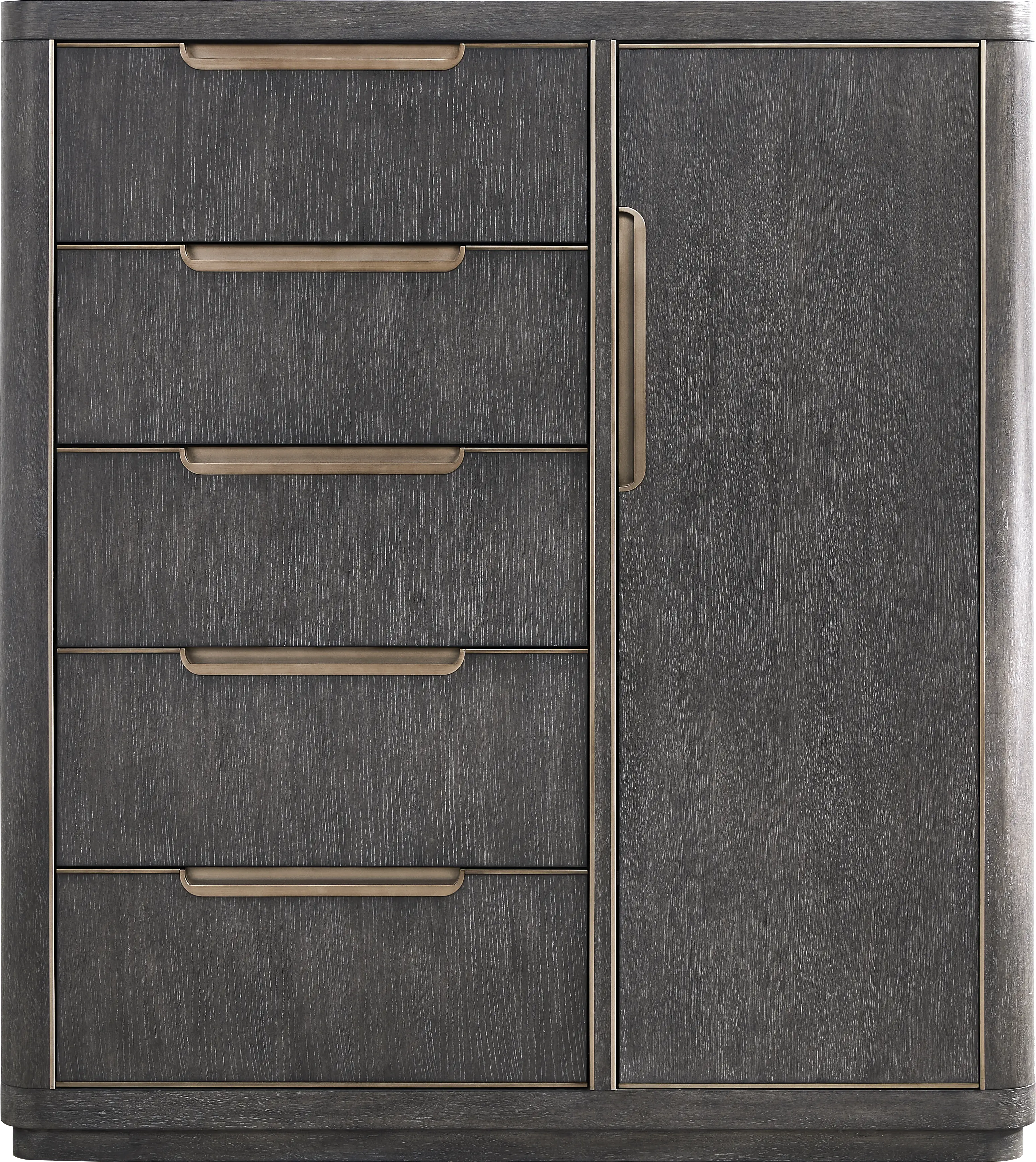Preston Heights Gray Door Chest - Thumbnail - Image 1
