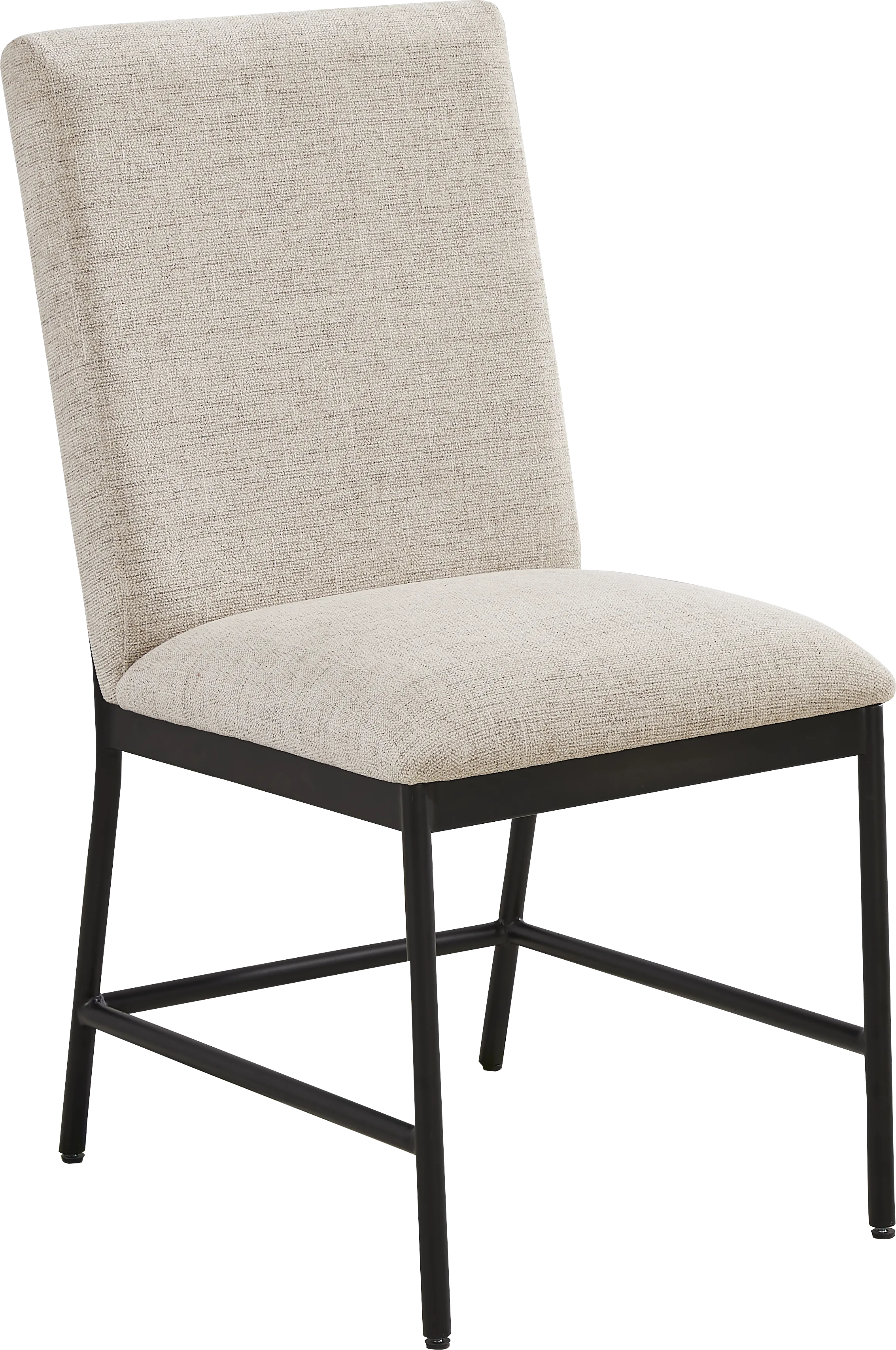 Grand Falls Cream Upholstered Side Chair - Thumbnail - Image 1