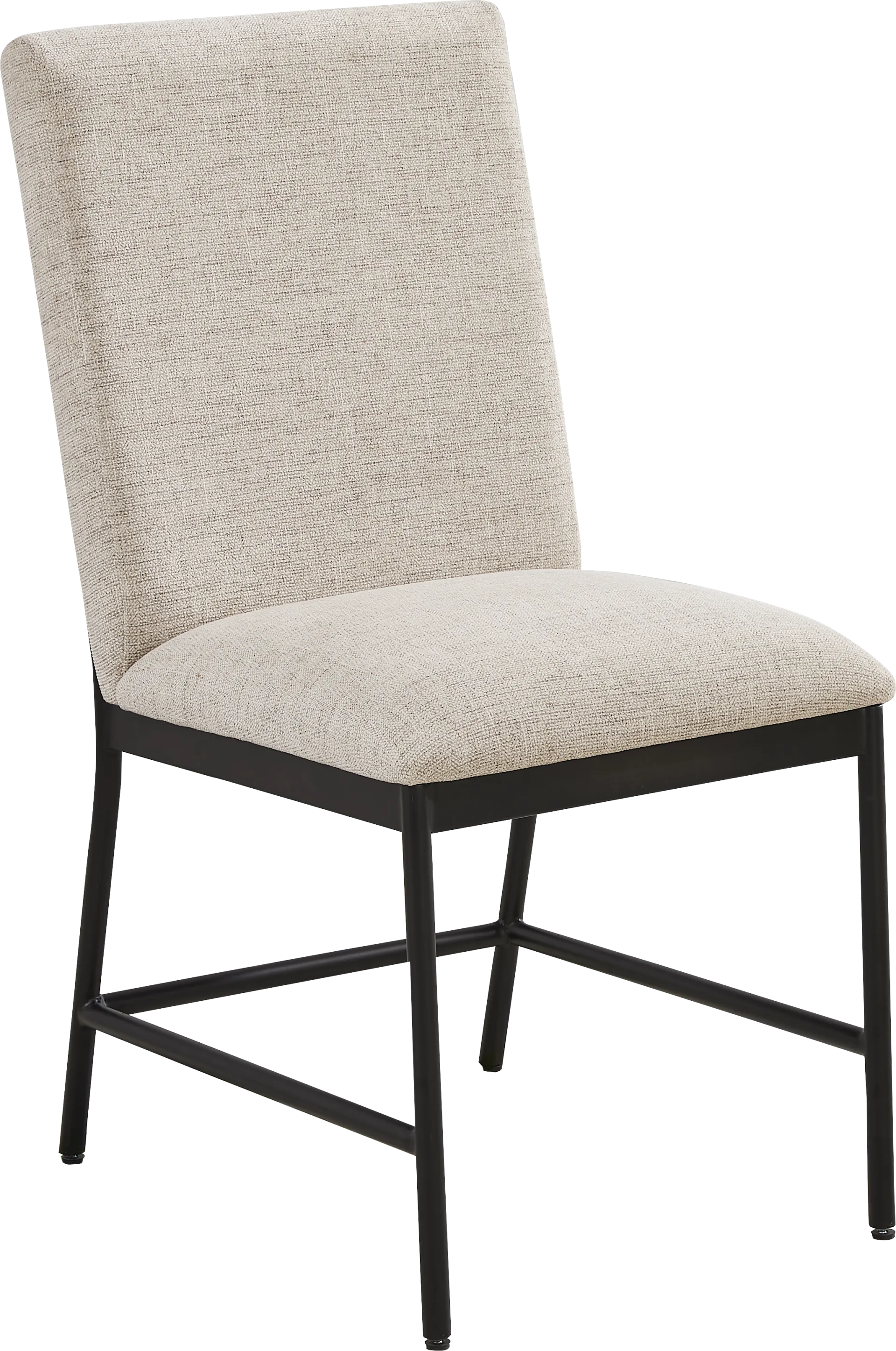 Grand Falls Cream Upholstered Side Chair - Image 1
