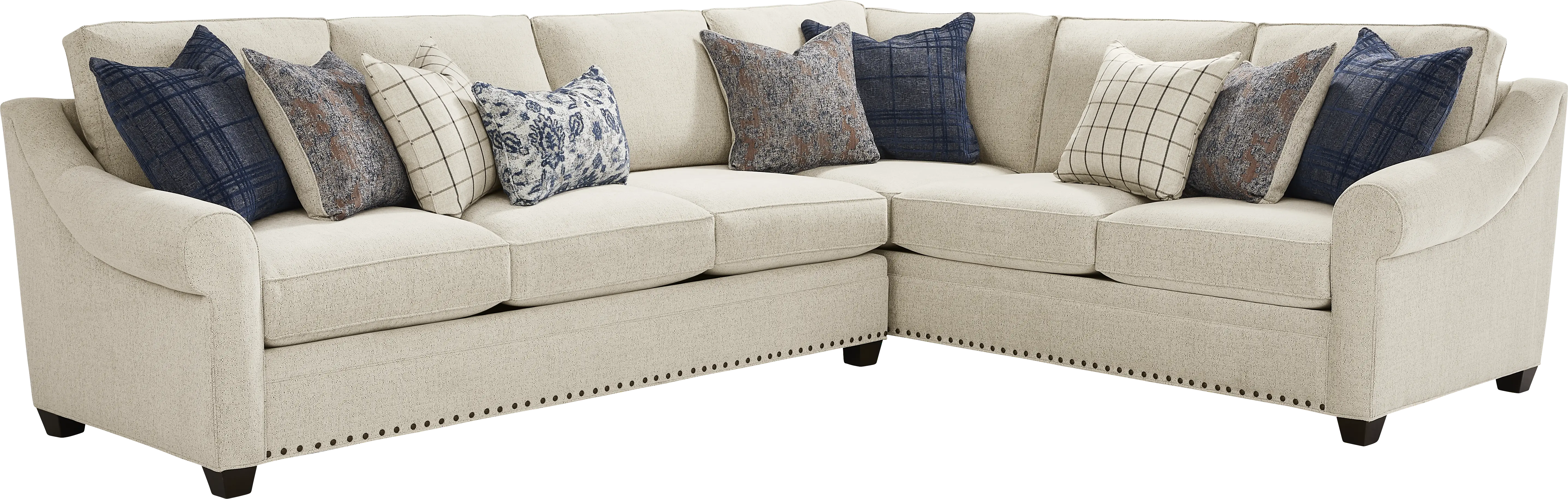 Parkview Beige 5 Pc Sectional Living Room - Thumbnail - Image 2