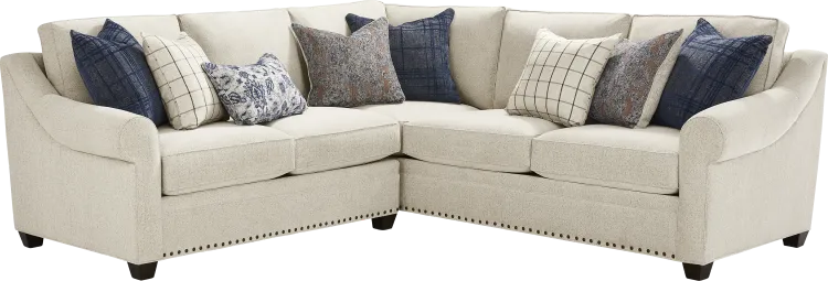 2 pc sectional w/laf loveseat
