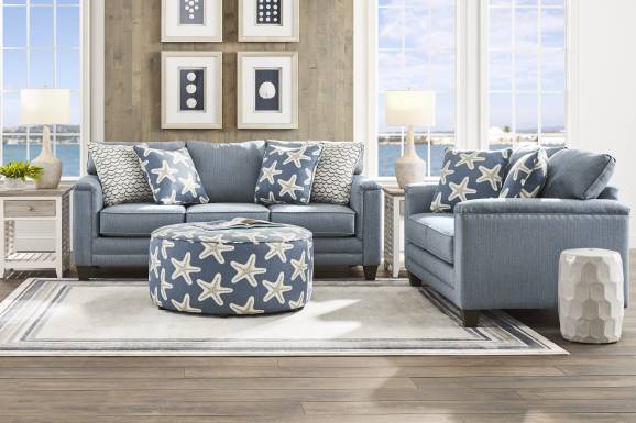 Brightwater Marine Cocktail Ottoman