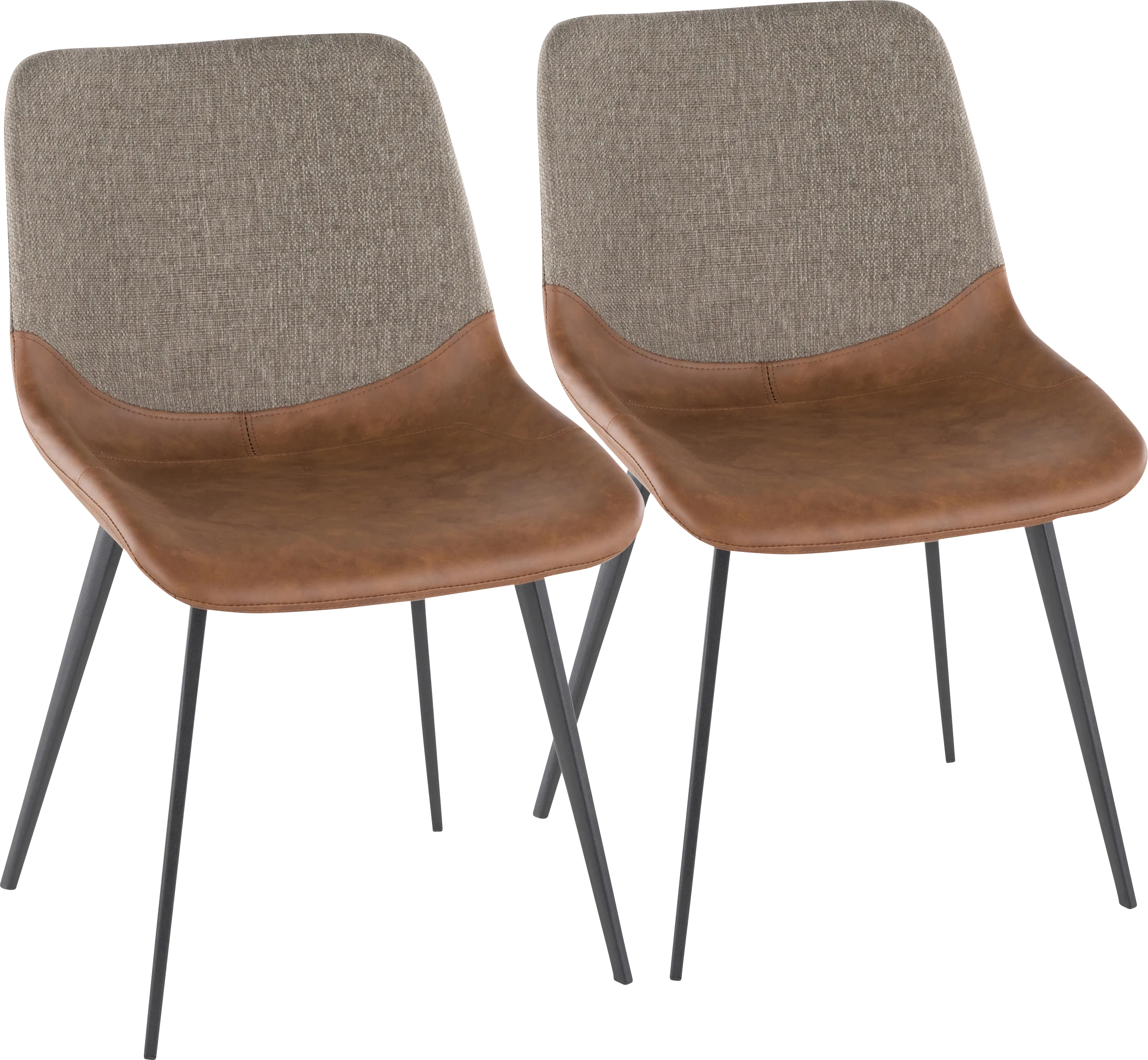 Myerston Brown Dining Chair, Set of 2 - Thumbnail - Image 1