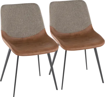 Myerston Brown Dining Chair, Set of 2