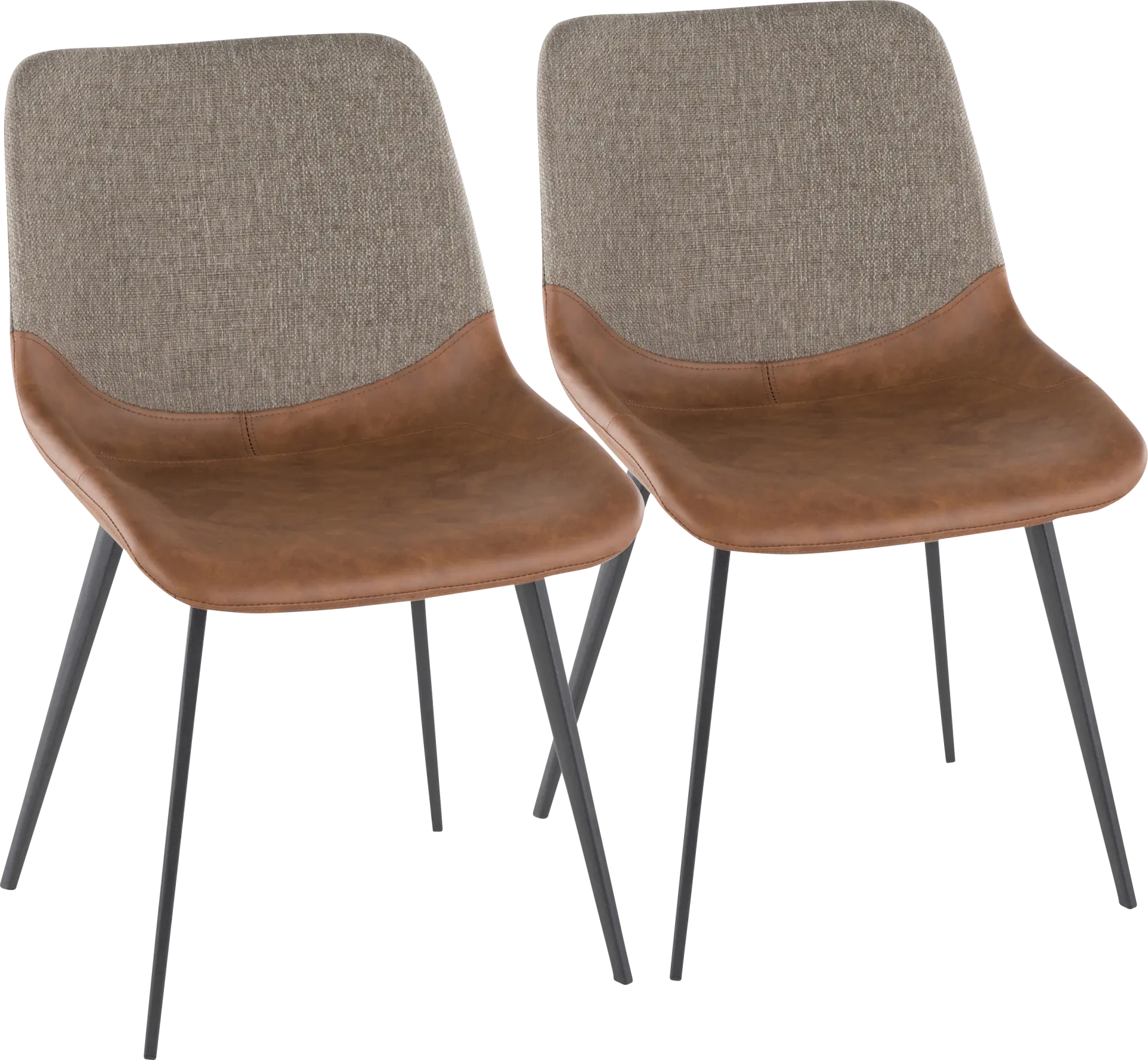 Myerston Brown Dining Chair, Set of 2
