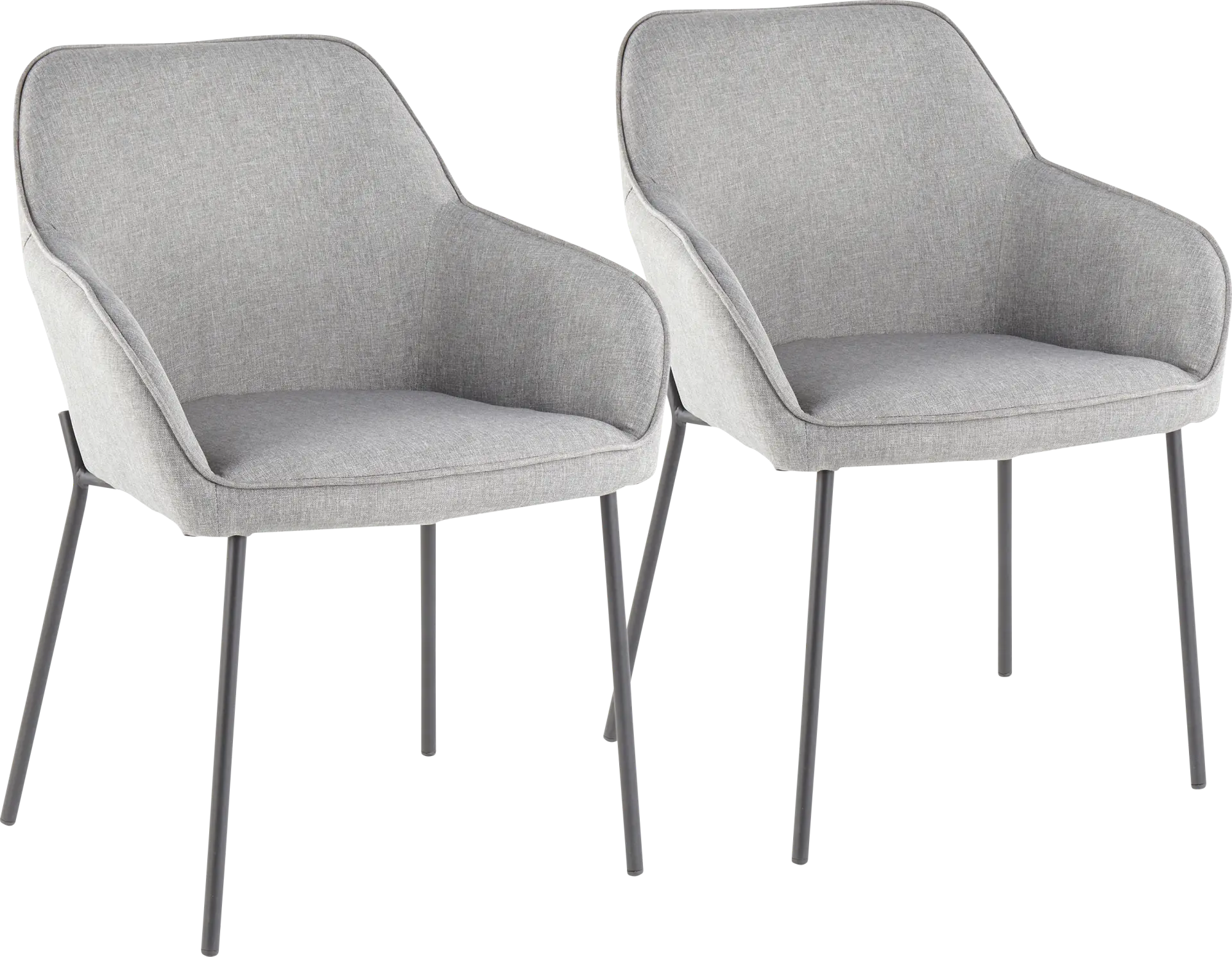 Ozora Gray Dining Chair, Set of 2