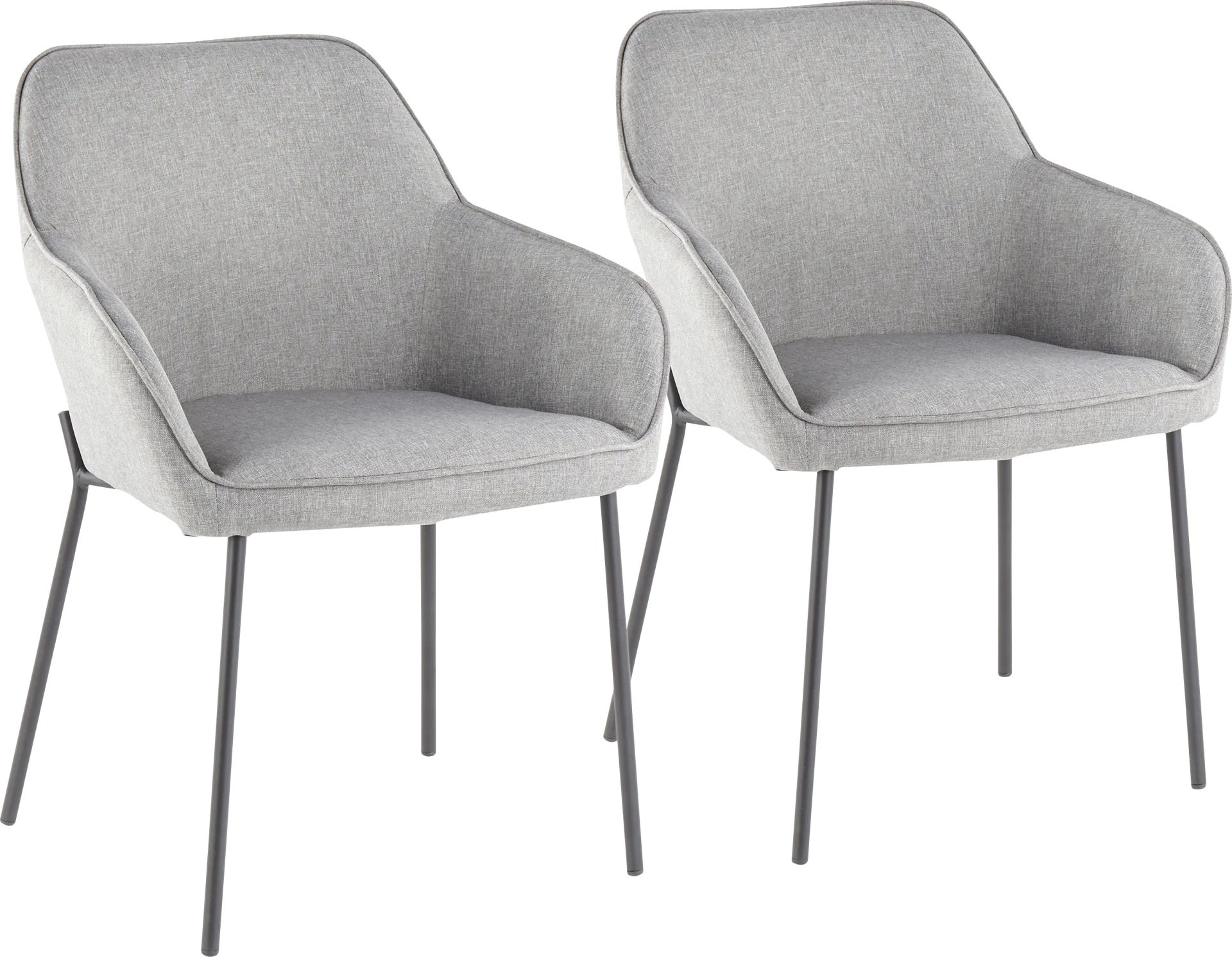 Ozora Gray Dining Chair, Set of 2 - Image 1