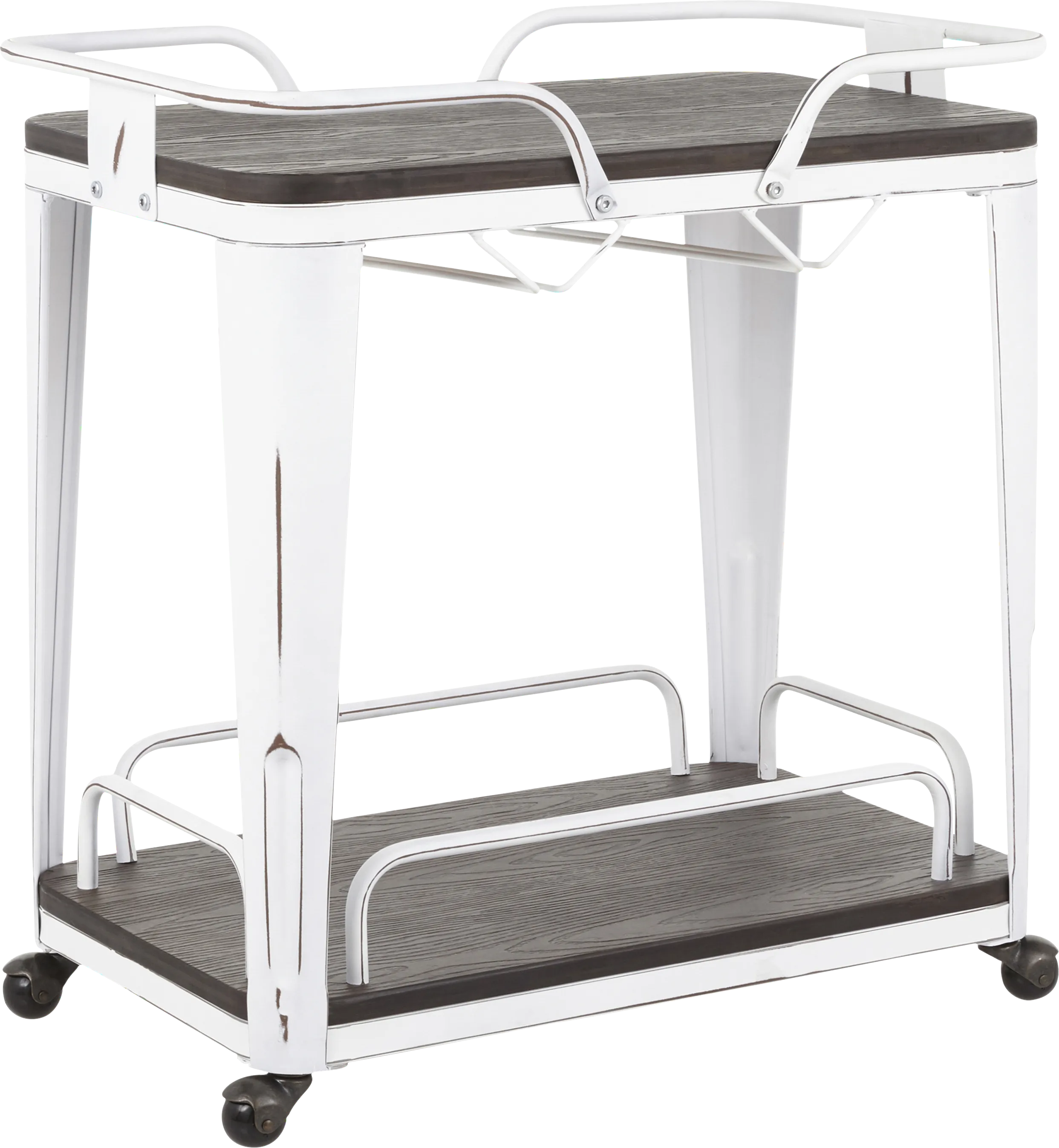 Aldersyde White Bar Cart - Thumbnail - Image 1