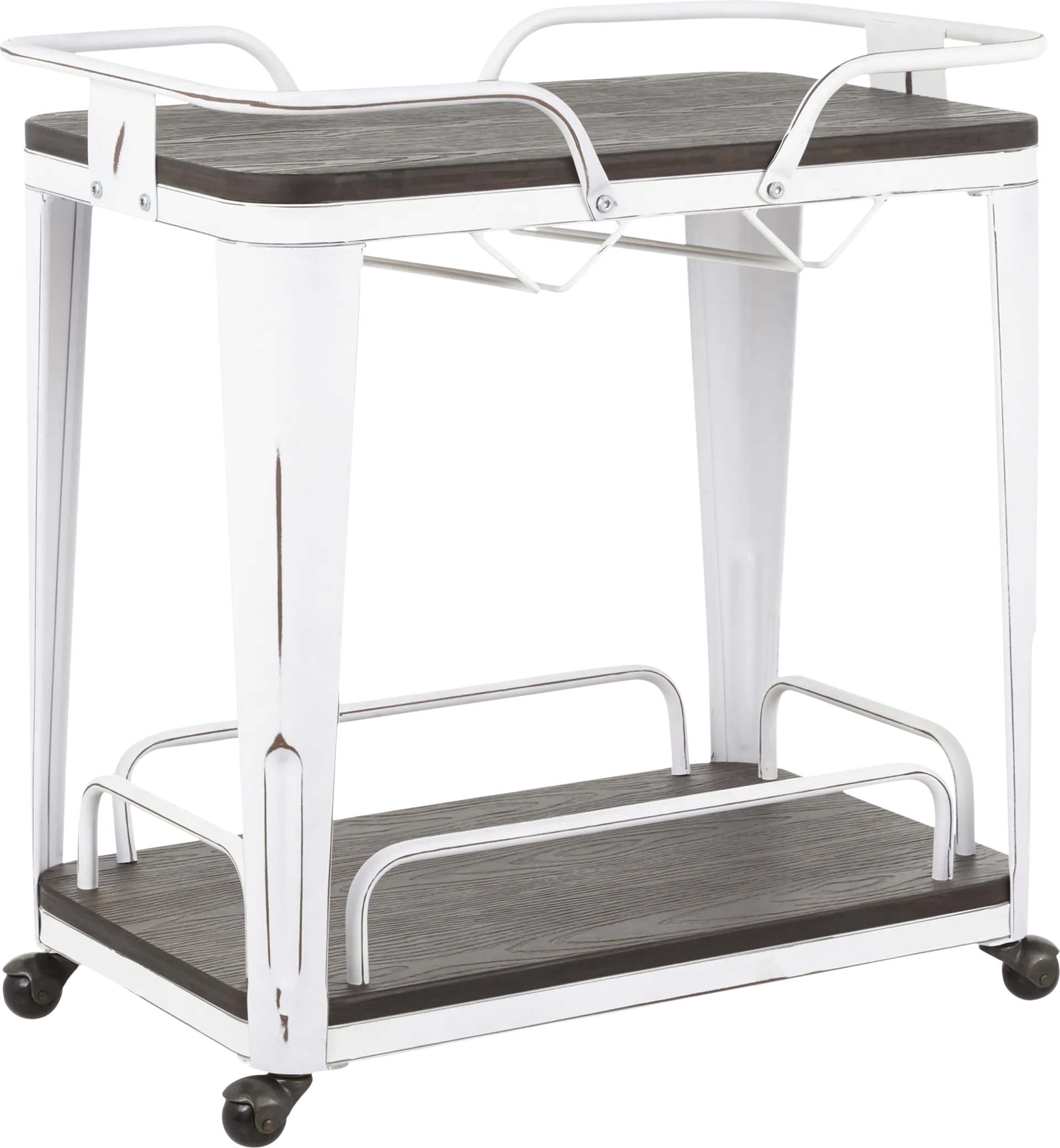 Aldersyde White Bar Cart - Image 1