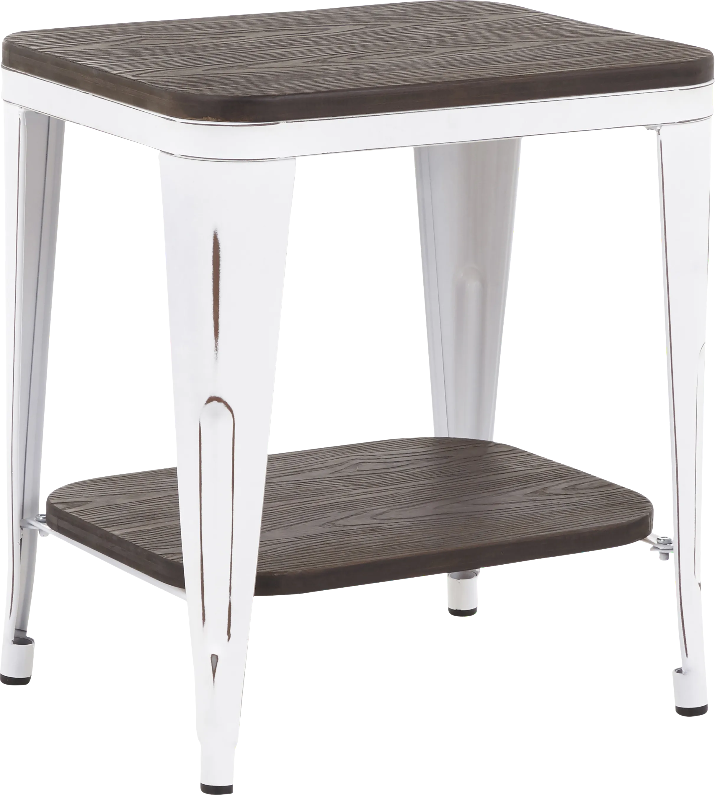 Aldersyde White End Table - Thumbnail - Image 1