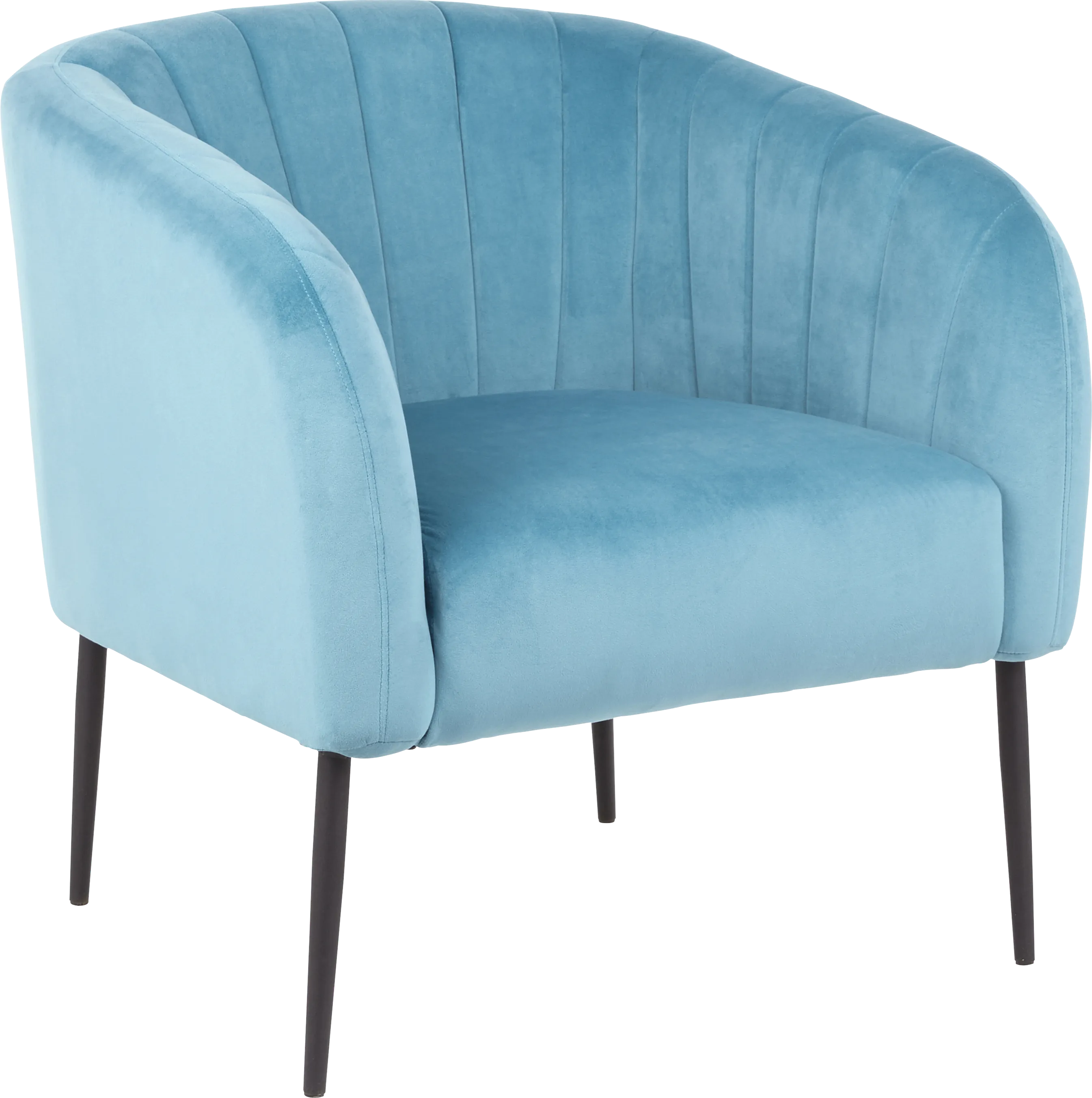 Halliard Turquoise Accent Chair - Thumbnail - Image 1