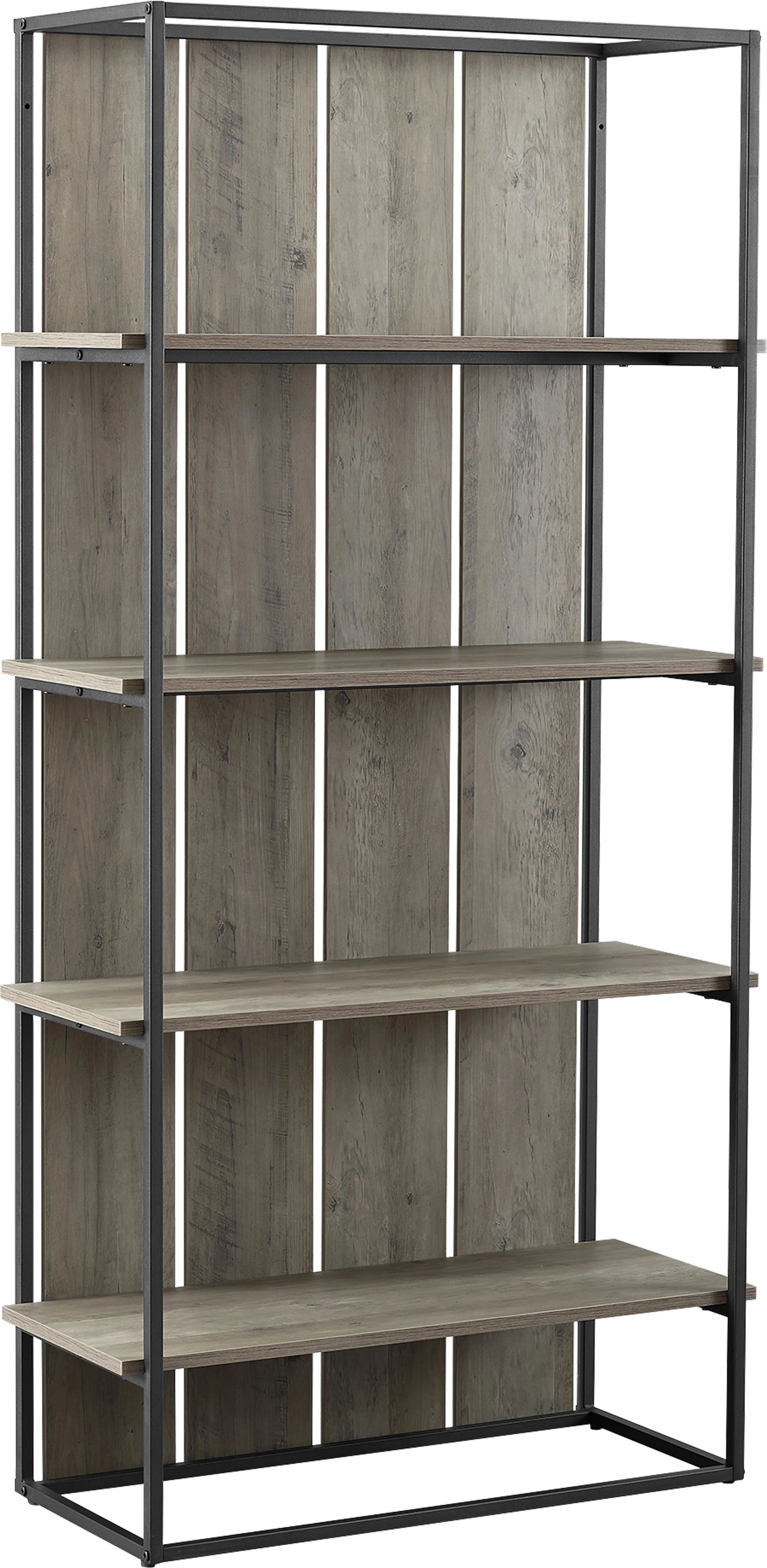 Villafane Gray Bookcase - Image 1