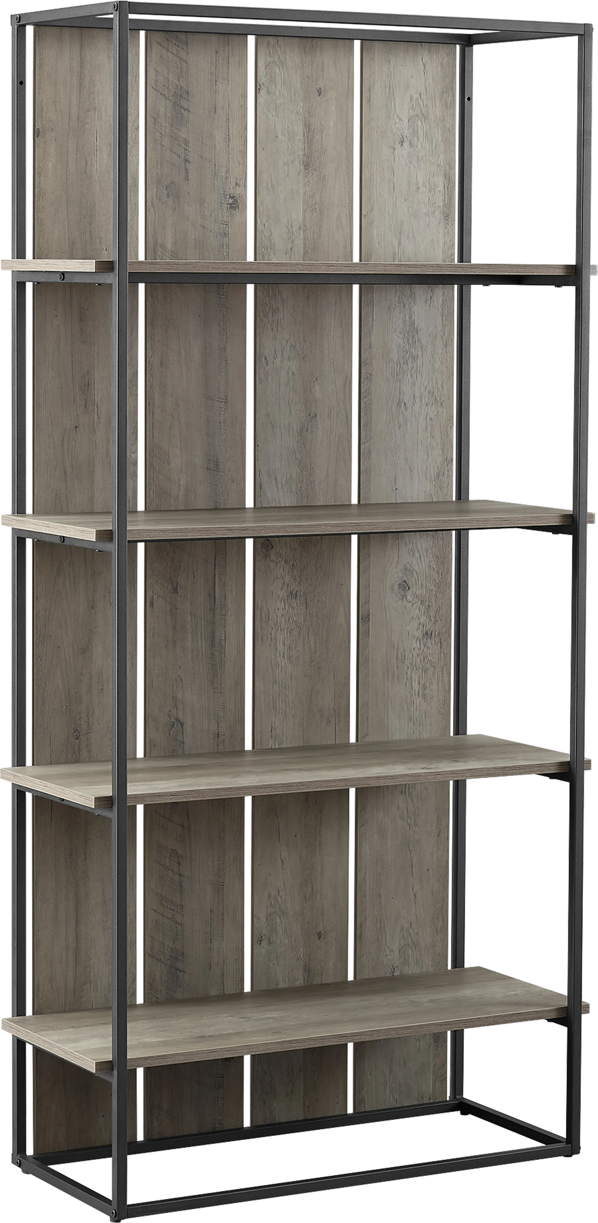 Villafane Gray Bookcase - Image 1