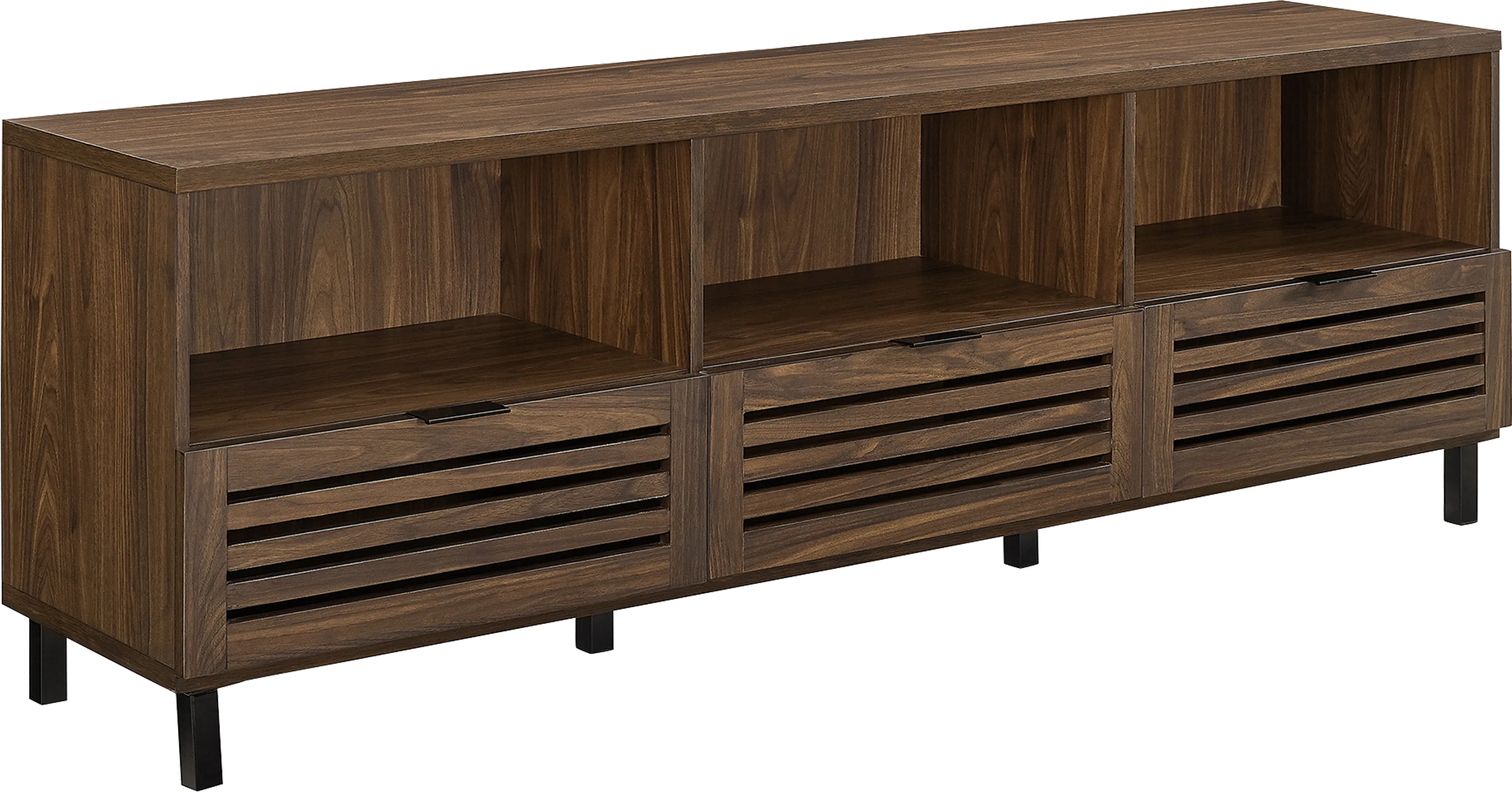Dunmire Walnut 70 in. Console - Thumbnail - Image 1