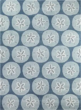 Declair Blue 7'10 x 10' Rug