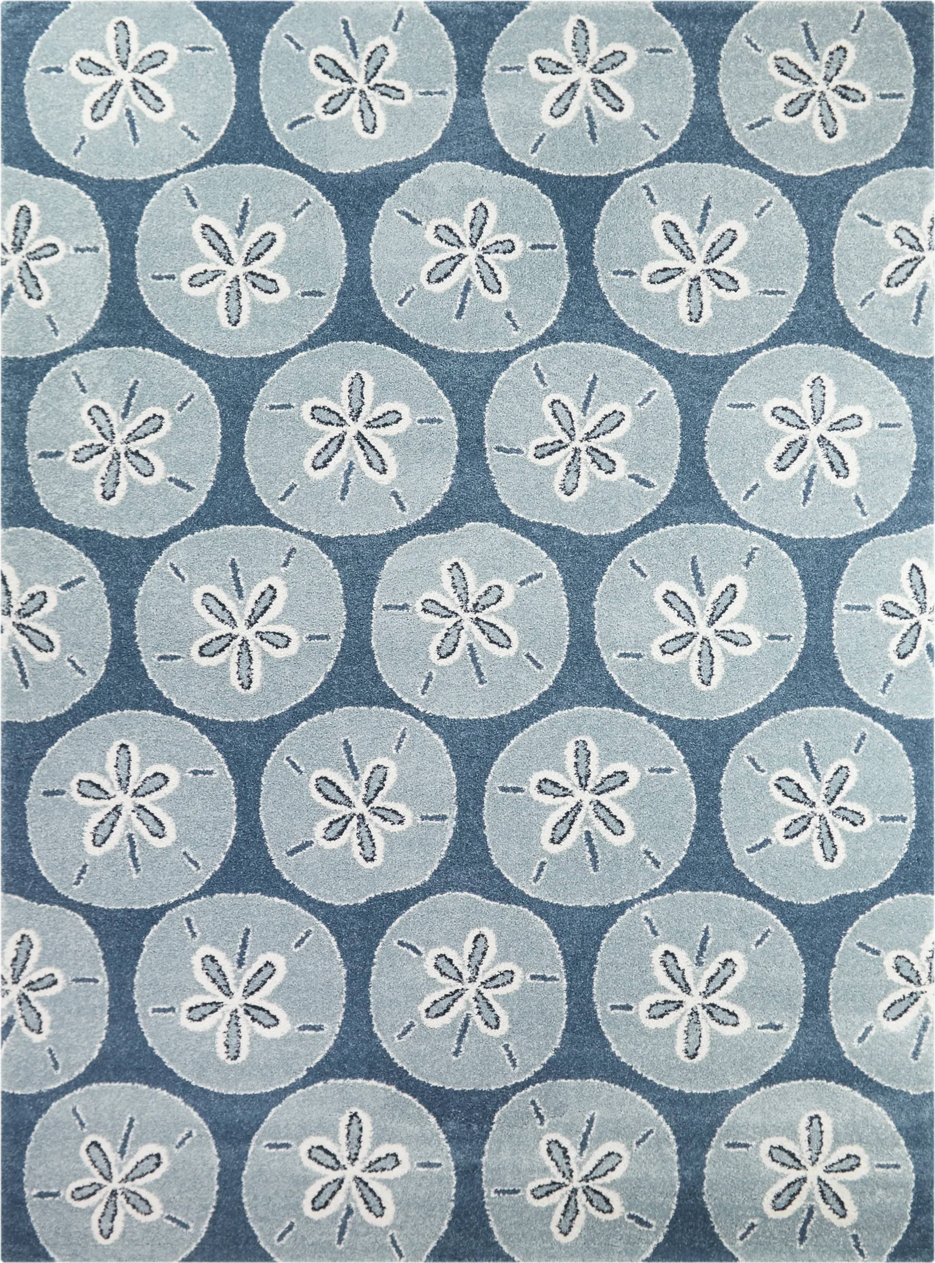 Declair Blue 7'10 x 10' Rug - Image 1