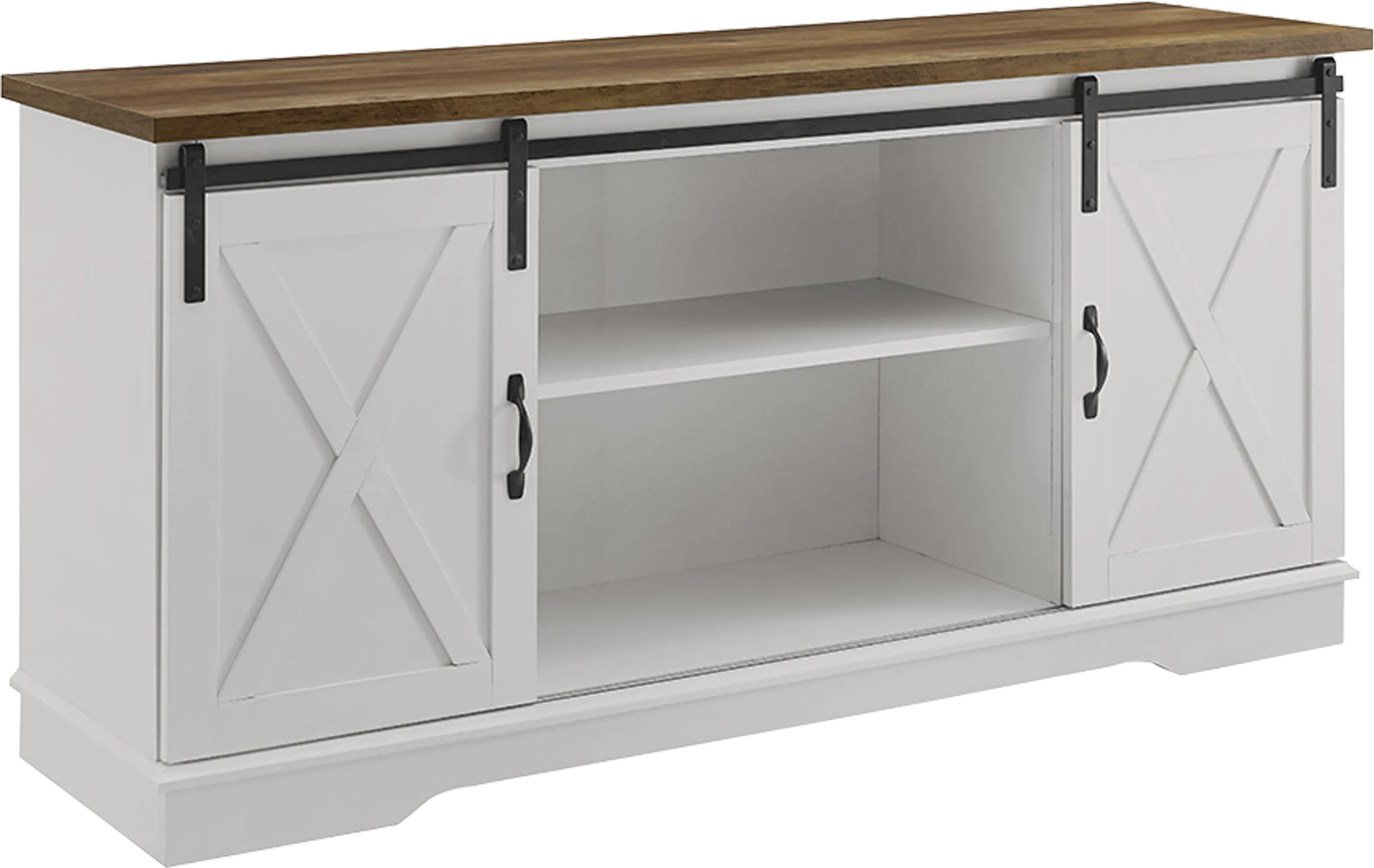 Coneflower White 58 in. Console - Image 1