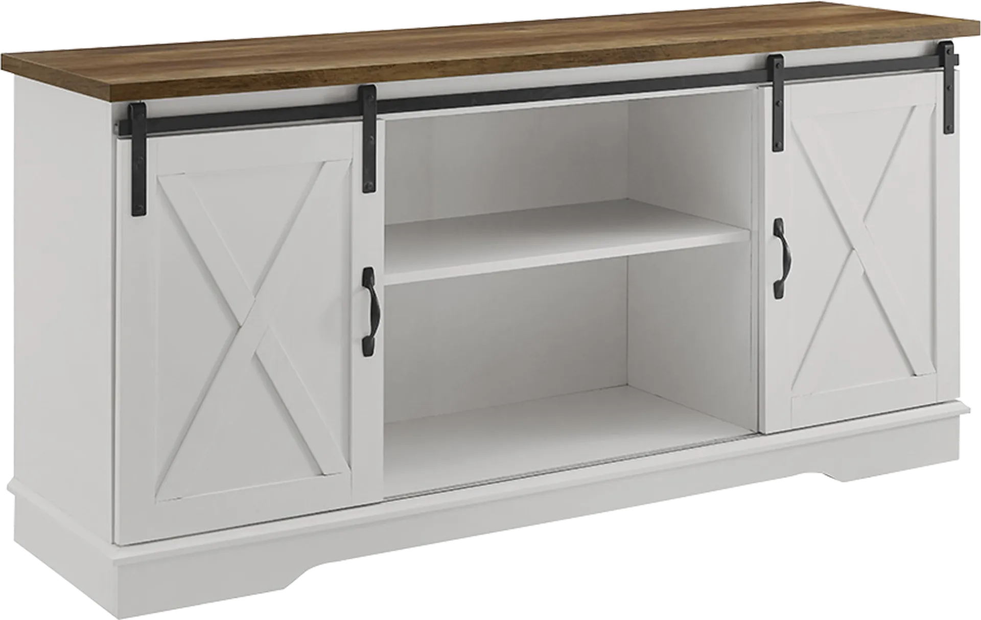 Coneflower White 58 in. Console - Image 1