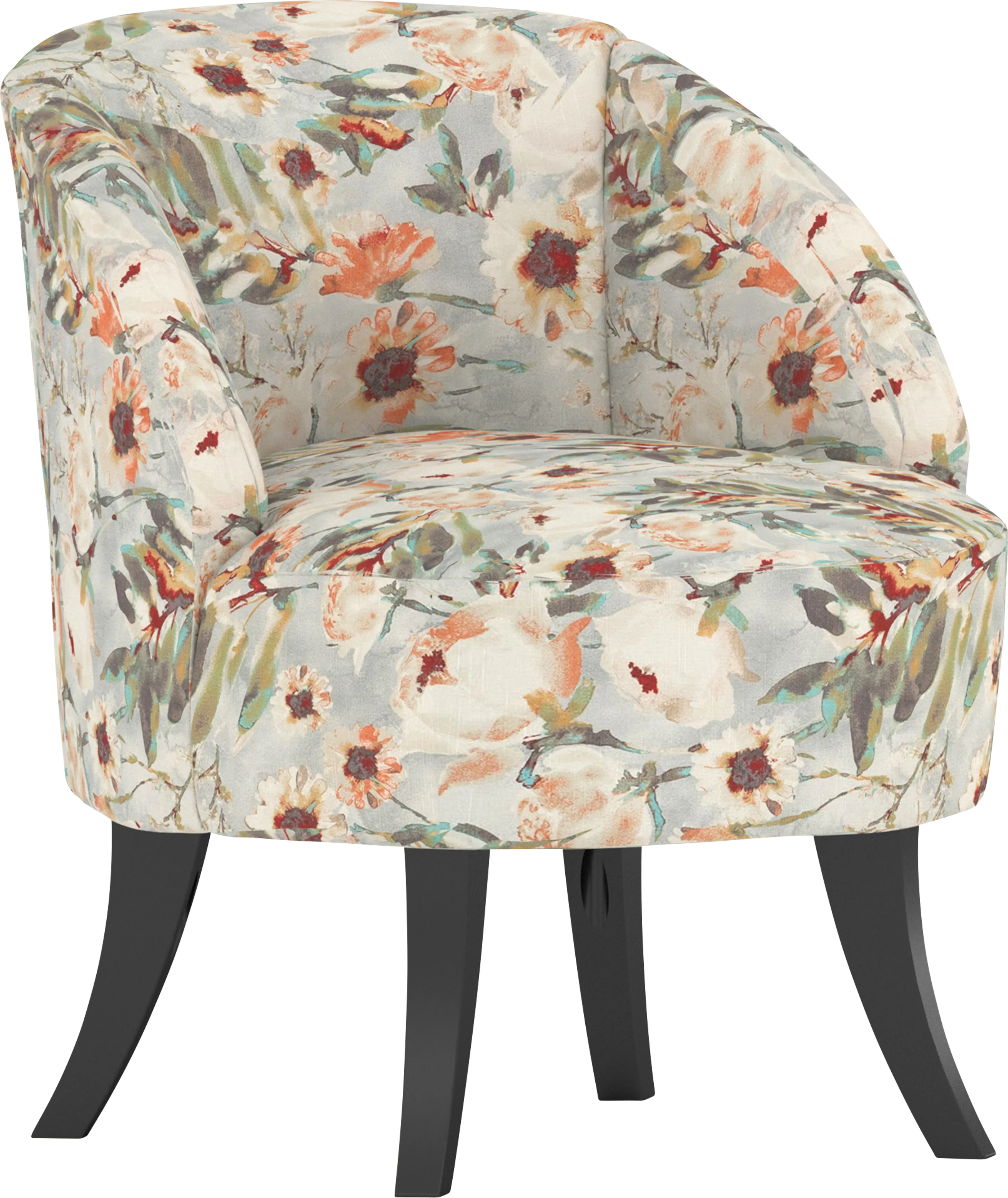 Emmorton Light Beige Accent Swivel Chair - Image 1