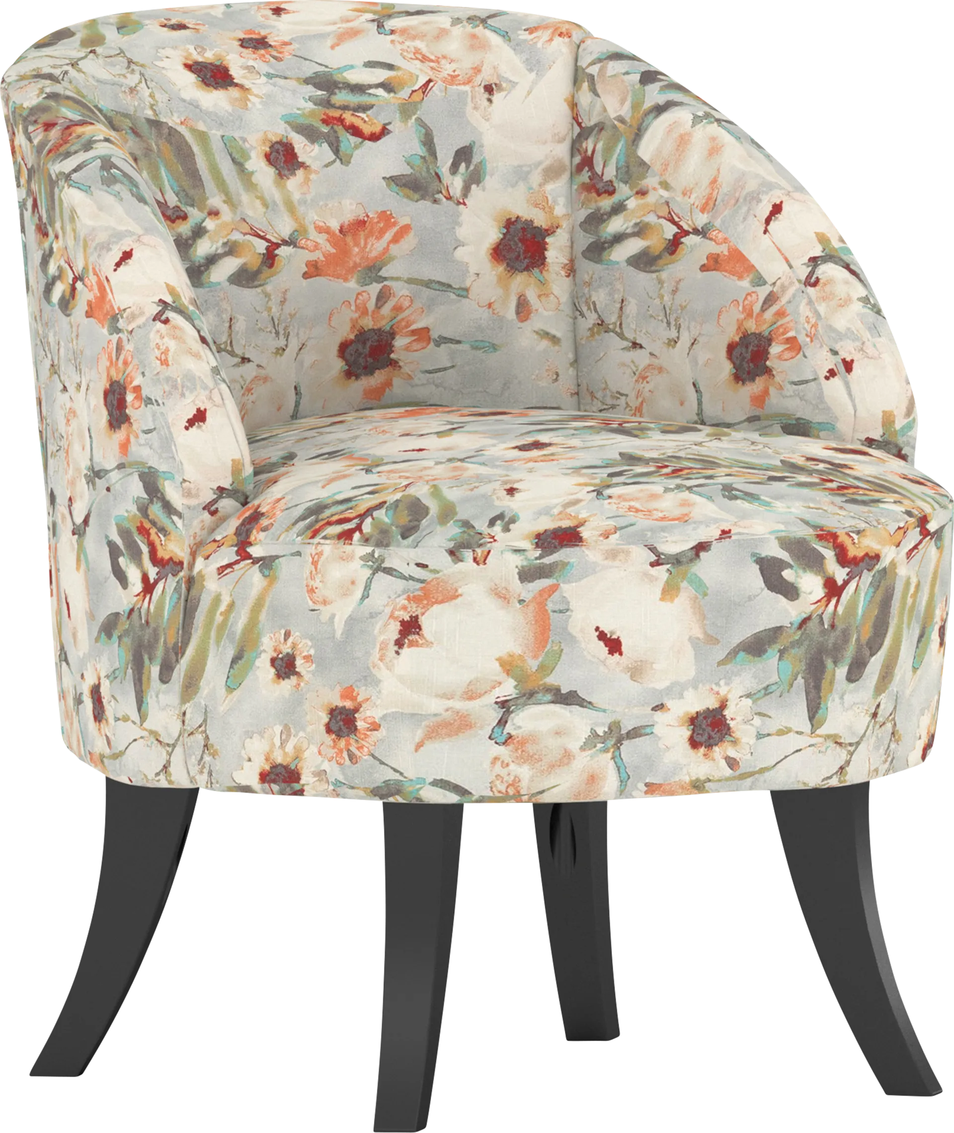Emmorton Light Beige Accent Swivel Chair - Image 1