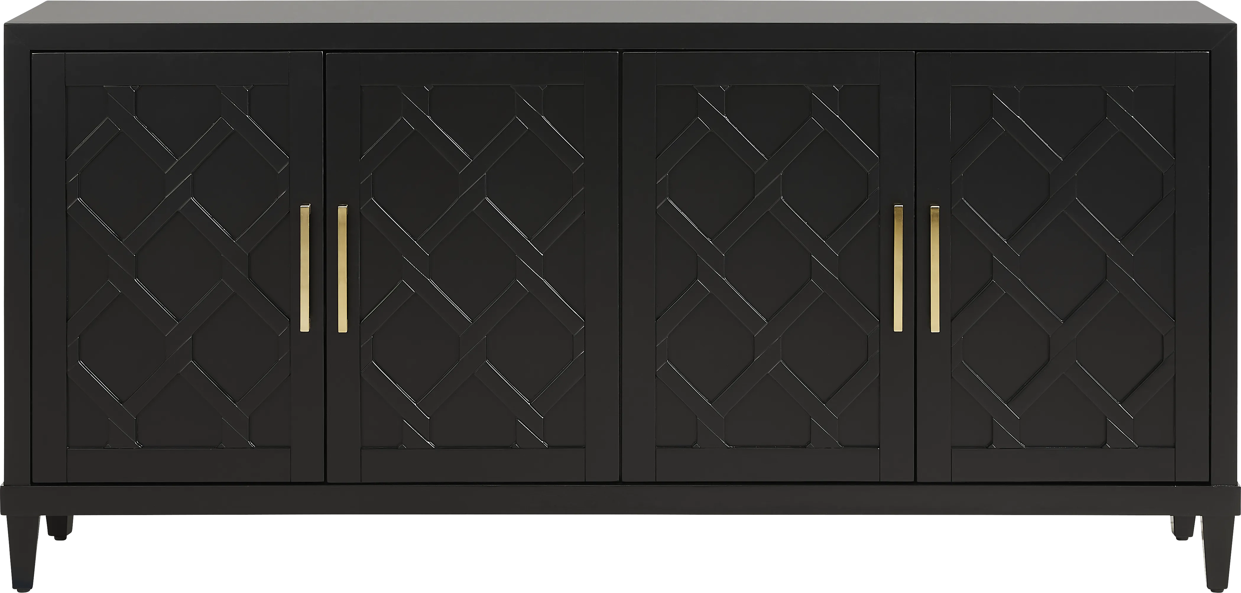 Villa Sonoma Black Credenza - Thumbnail - Image 1