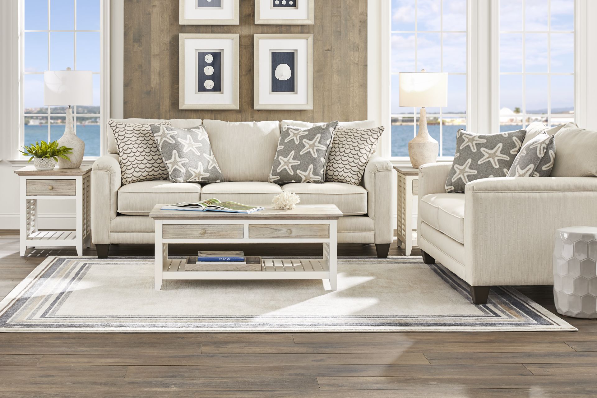 Brightwater Beige 2 Pc Living Room - Image 1