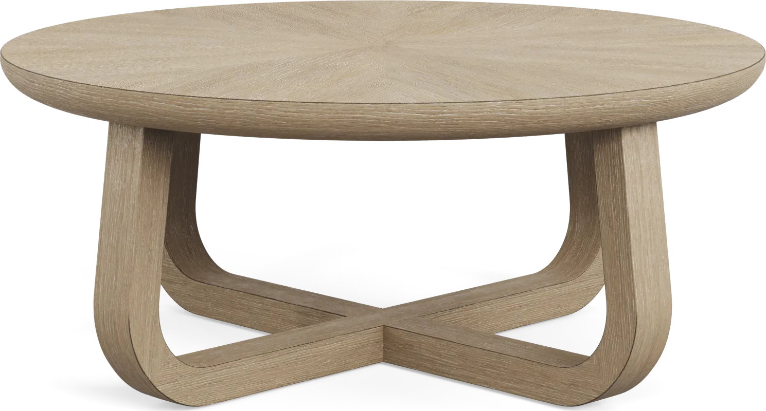 Canyon Sandstone Round Cocktail Table