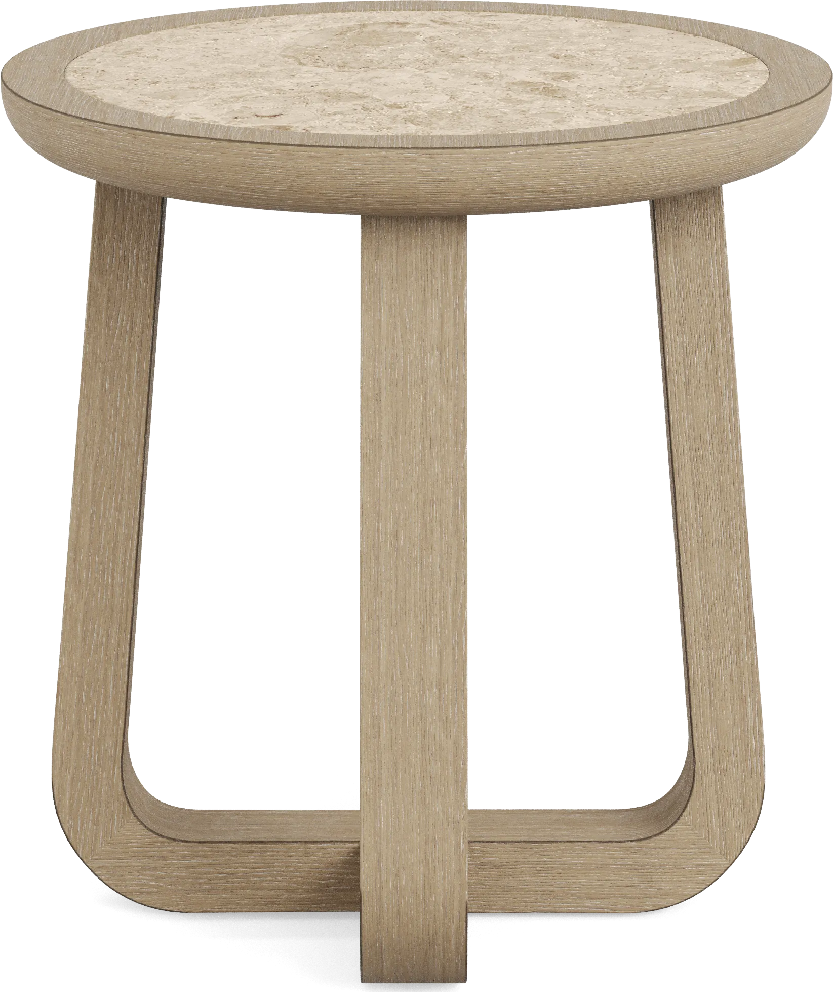 Canyon Sandstone End Table with Stone Top - Image 1