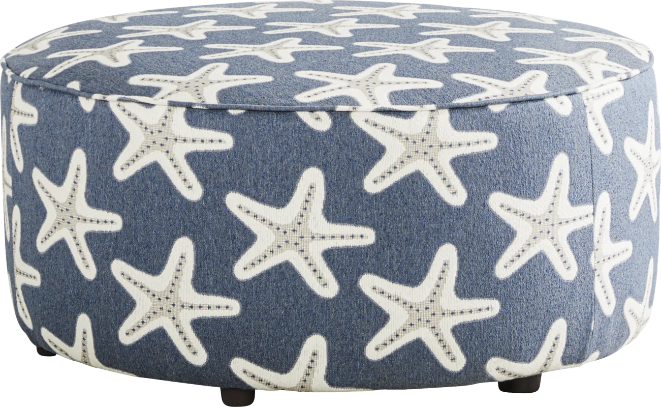 Brightwater Marine Cocktail Ottoman