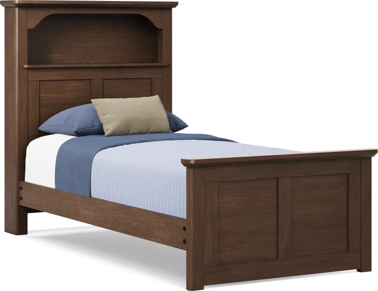 twin bookcase bed