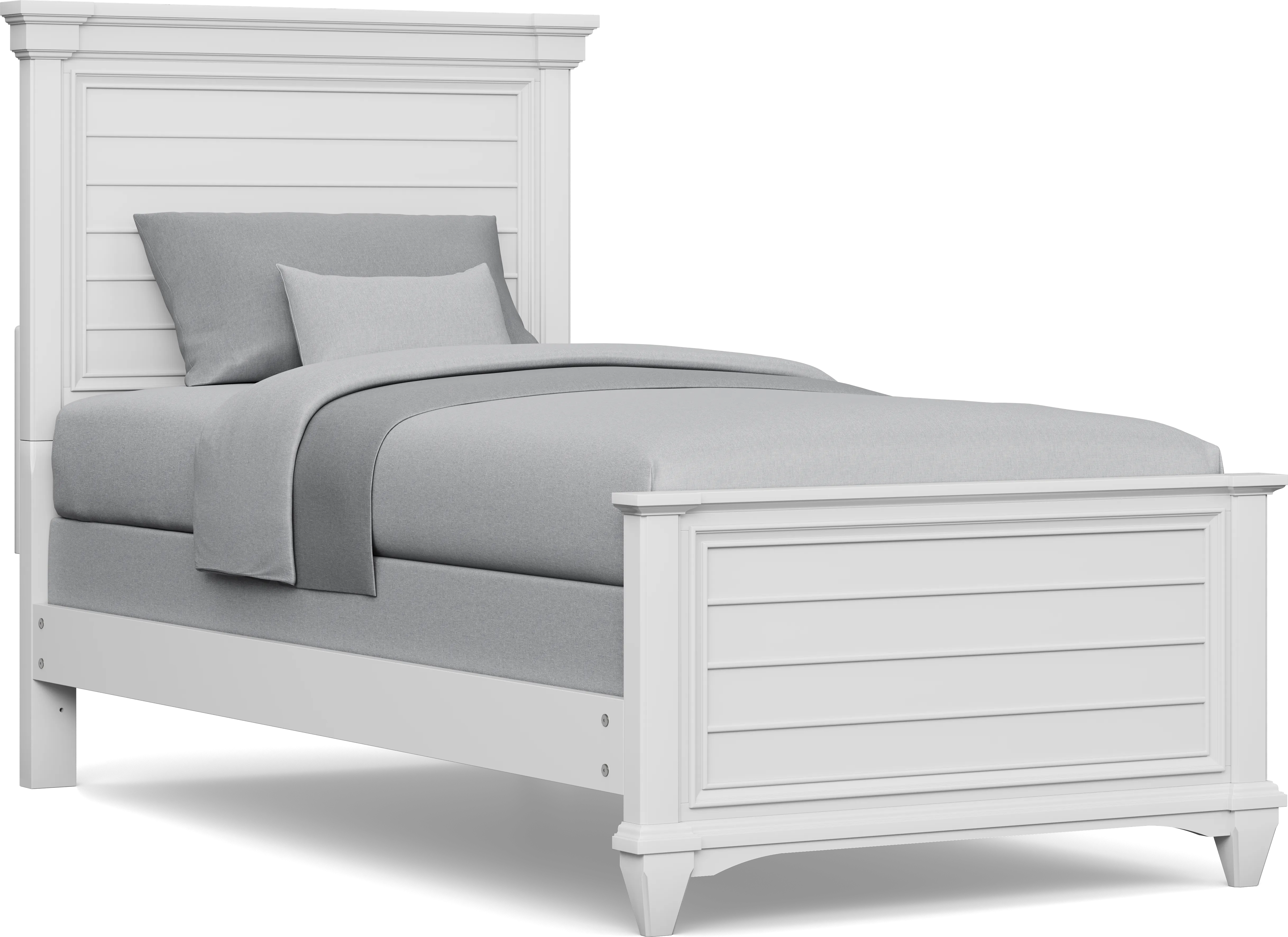 Kids Hilton Head White Twin XL Panel Bedroom - Thumbnail - Image 2