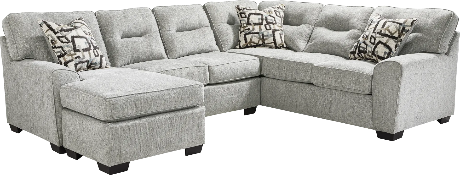 Redwood Place Gray 2 Pc Sectional - Image 1