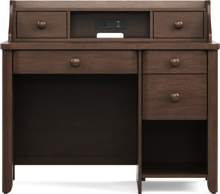 desk and hutch