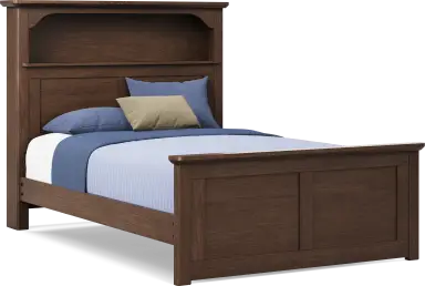 full bookcase bed
