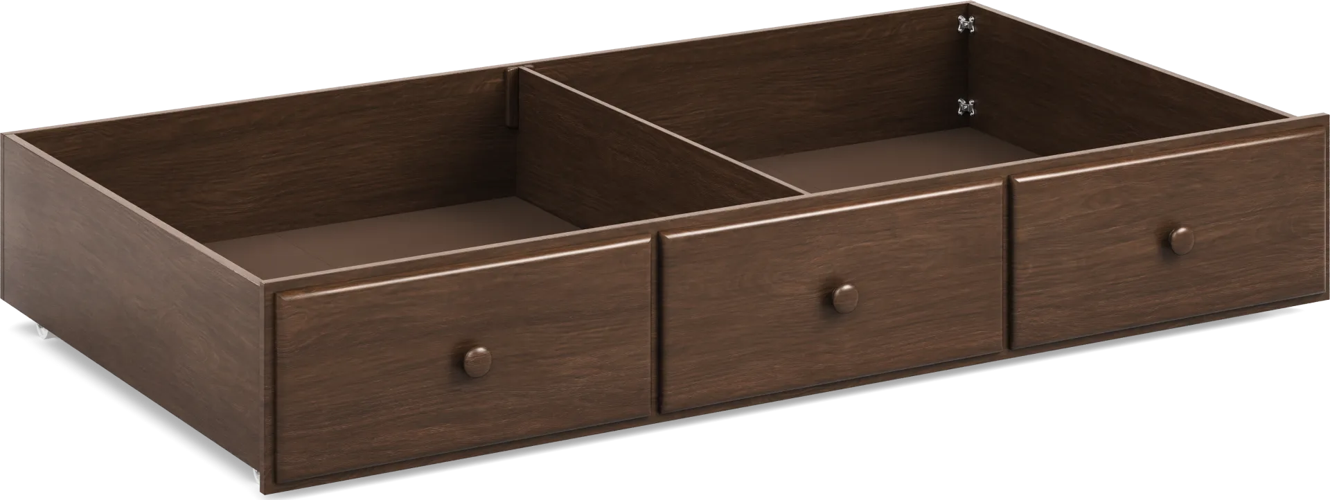Kids South Bend Brown Cherry Twin Storage Trundle