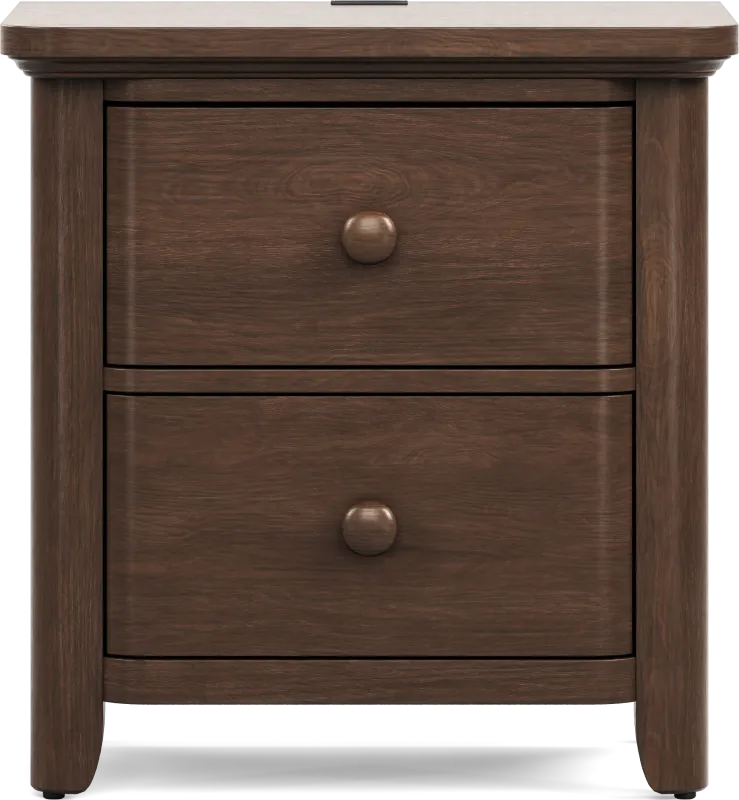Kids South Bend Brown Cherry Nightstand
