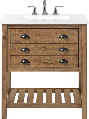 Anaar Brown Bathroom Vanity