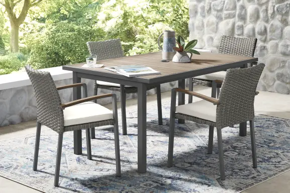 Randolph Gray Outdoor Dining Table