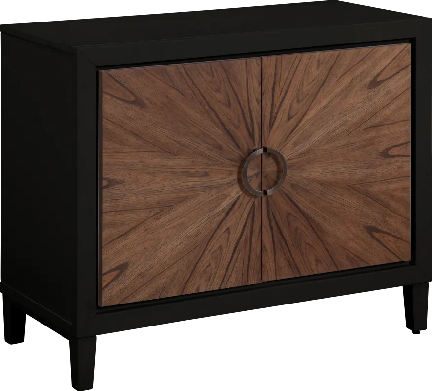 Siamak Black Accent Cabinet