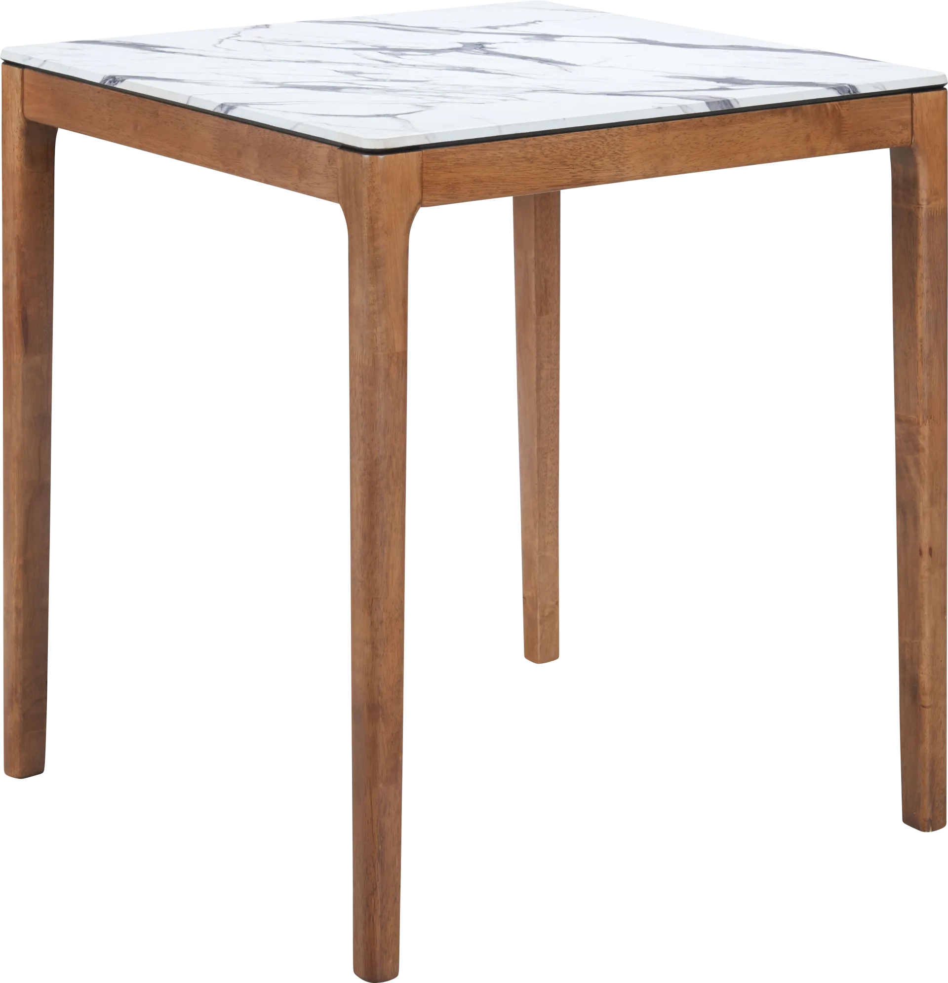 Sherin White Square Counter Height Table - Image 1