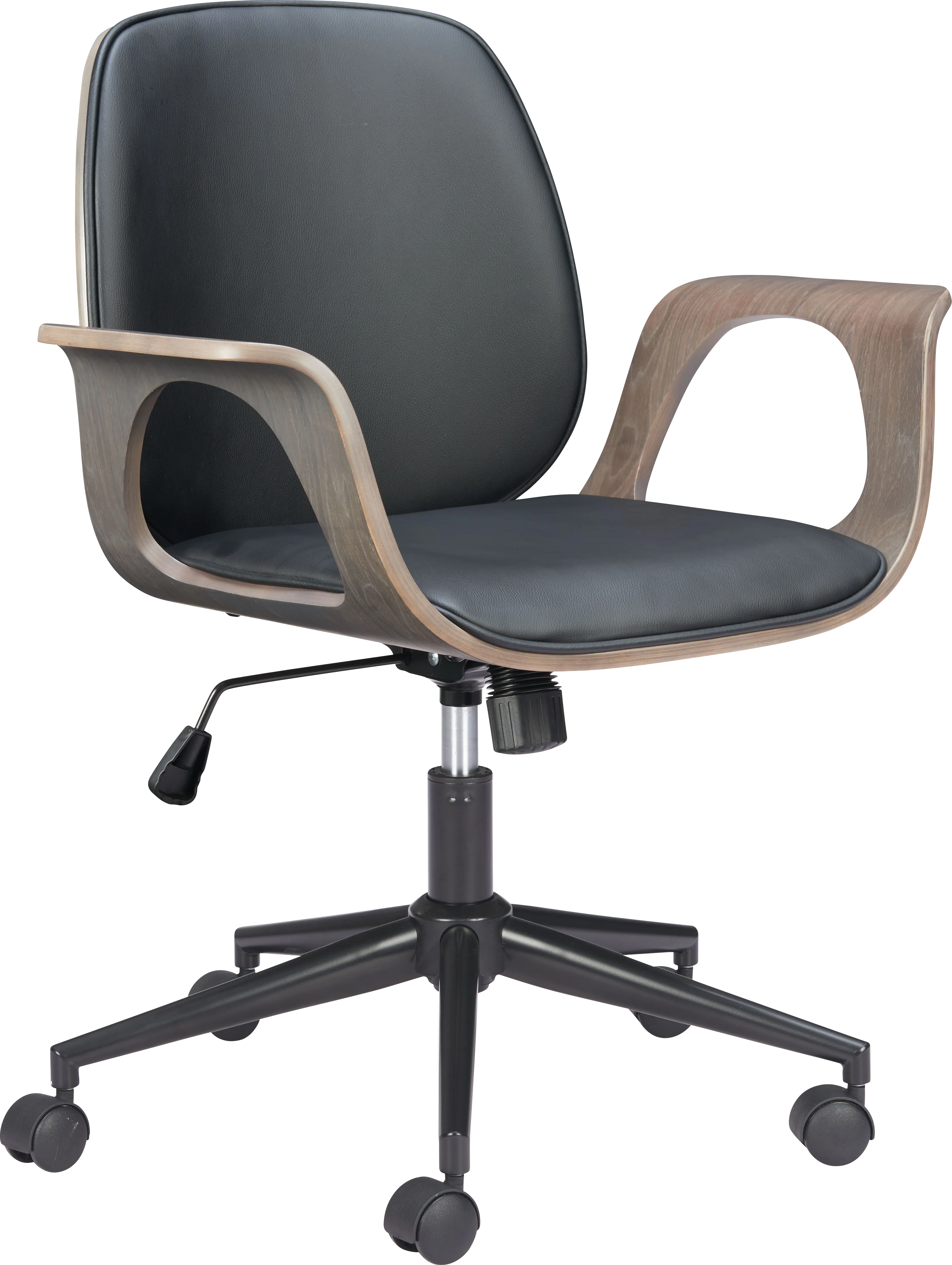 Nitida Black Office Chair - Thumbnail - Image 1