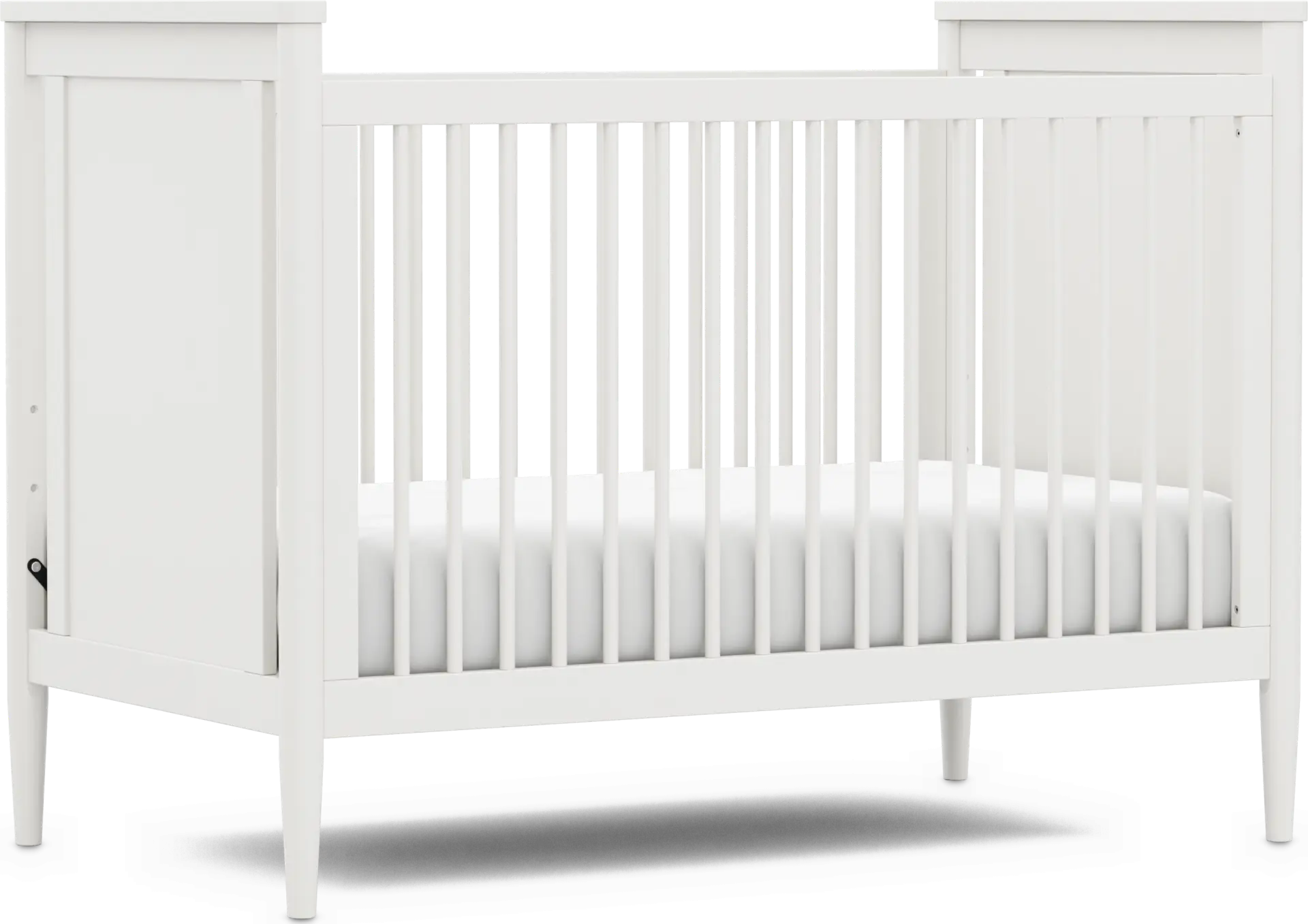 Kids Modern Colors White 3-in-1 Convertible Crib
