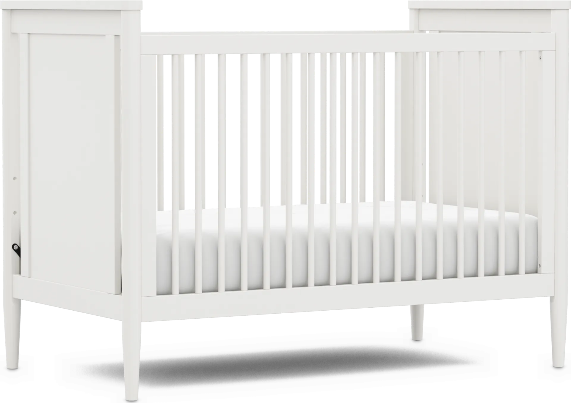 Kids Modern Colors White 3-in-1 Convertible Crib - Image 1