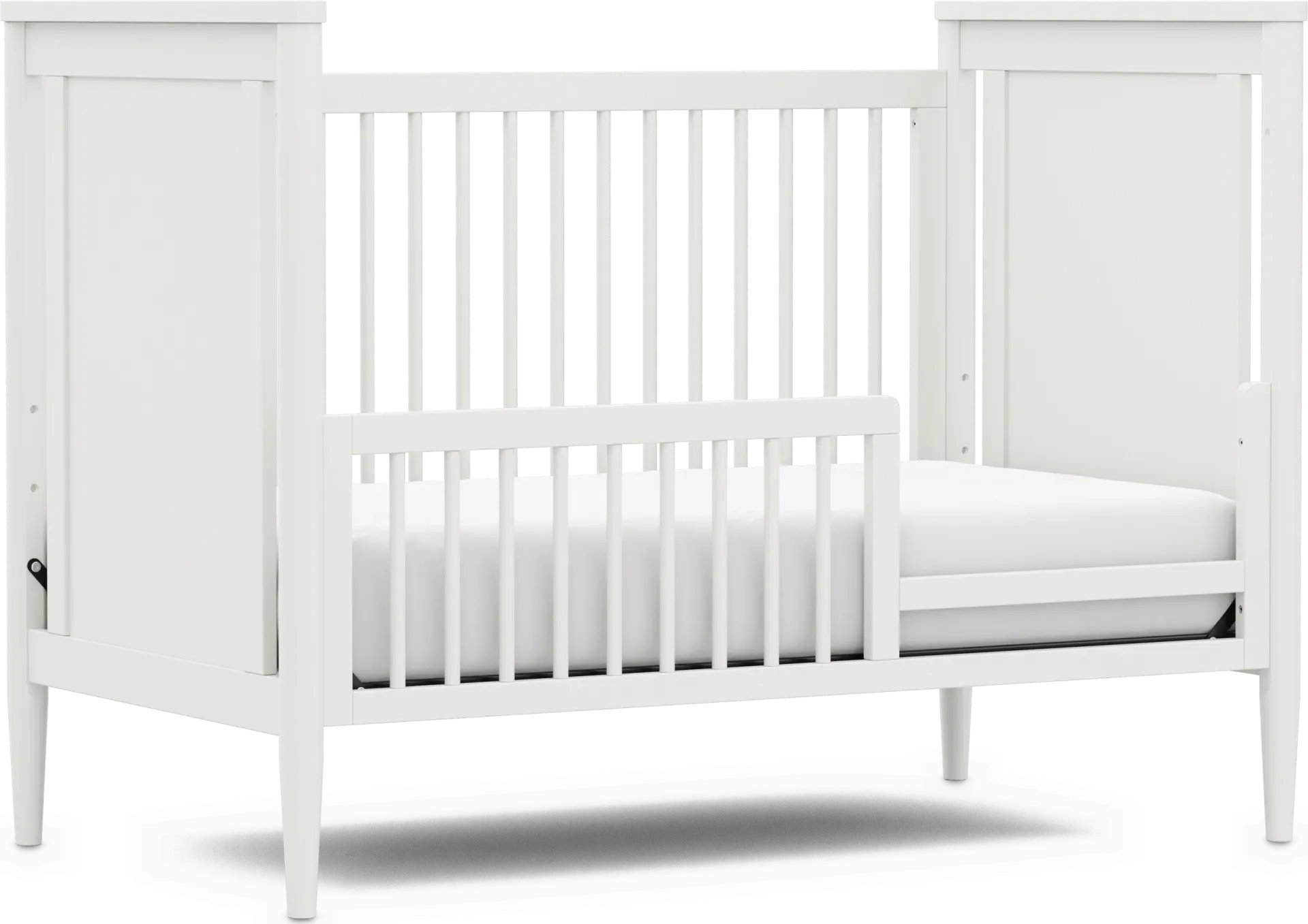 Kids Modern Colors White 3-in-1 Convertible Nursery Set - Image 6