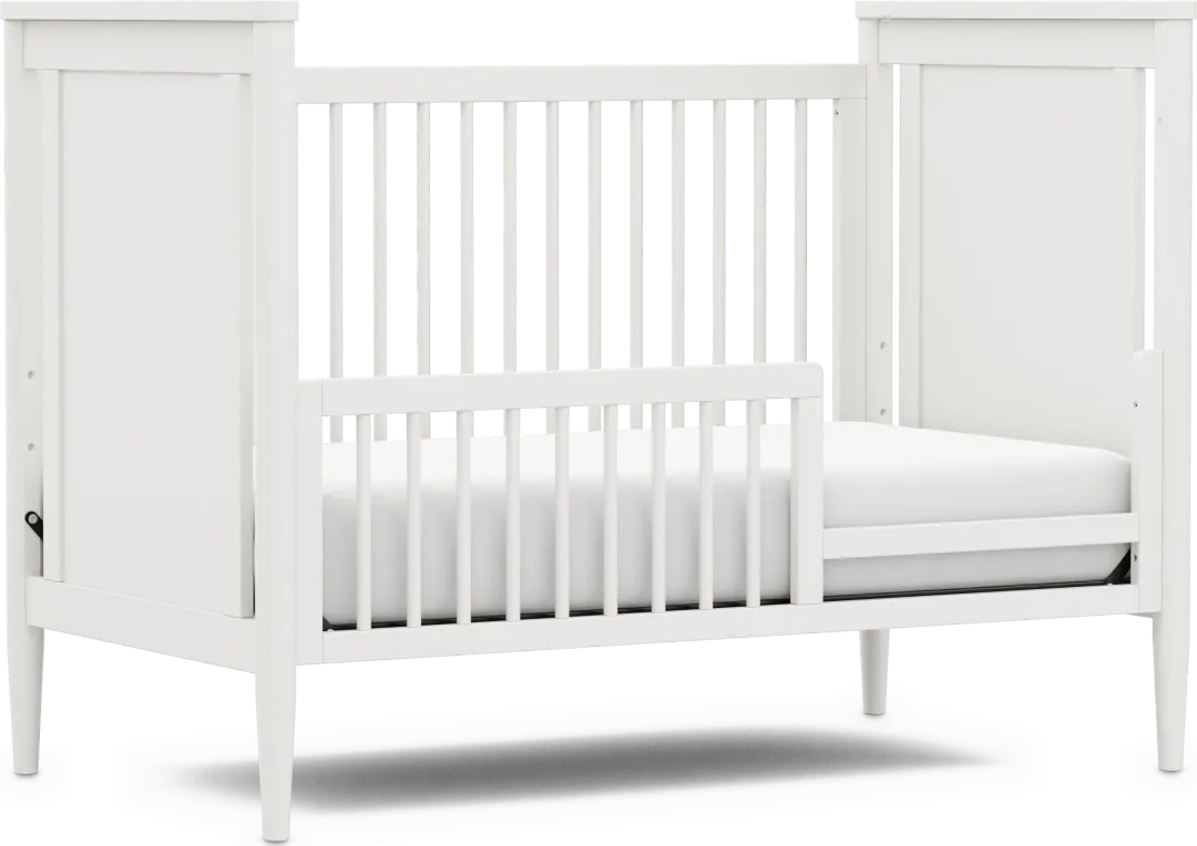 Modern Colors White Toddler Rail