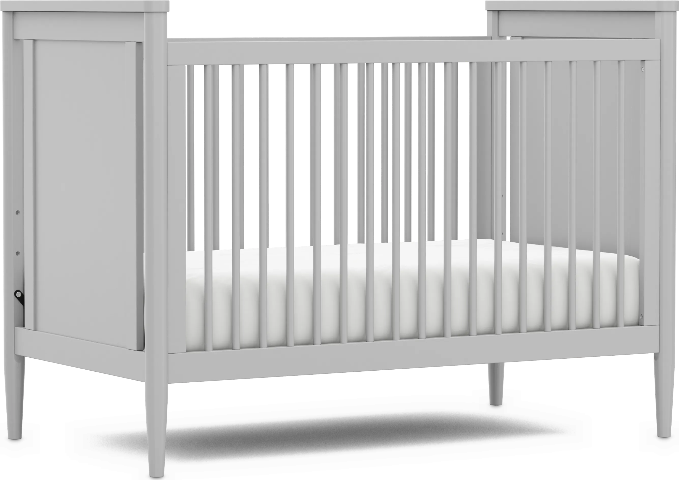 Kids Modern Colors Light Gray 3-in-1 Convertible Crib - Thumbnail - Image 1