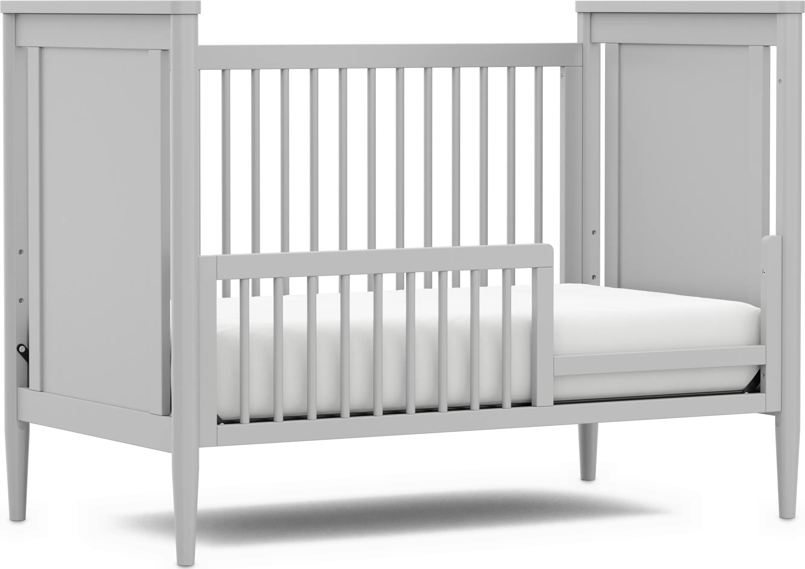 Kids Modern Colors Light Gray 3-in-1 Convertible Nursery Set - Thumbnail - Image 8