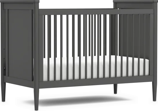 Kids Modern Colors Iron Ore 3-in-1 Convertible Crib