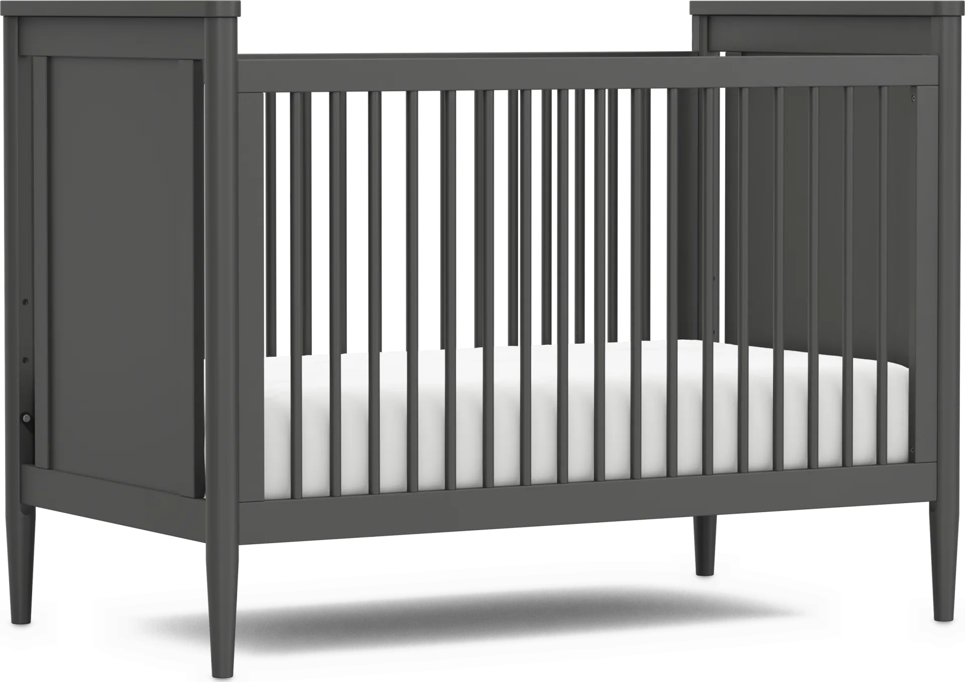Kids Modern Colors Iron Ore 3-in-1 Convertible Crib - Image 2