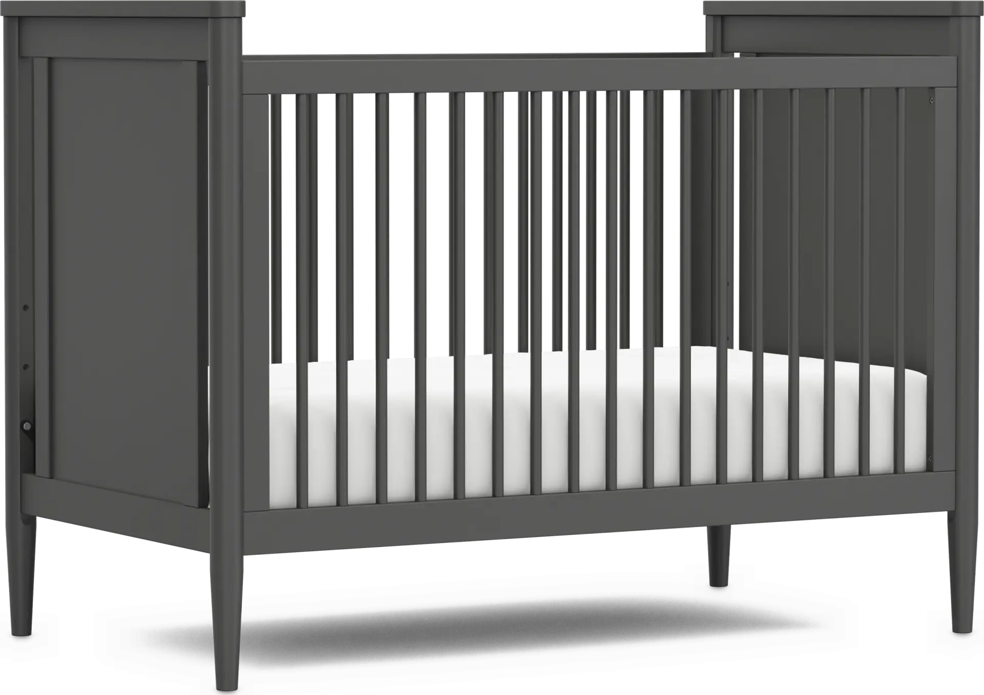 Kids Modern Colors Iron Ore 3-in-1 Convertible Crib